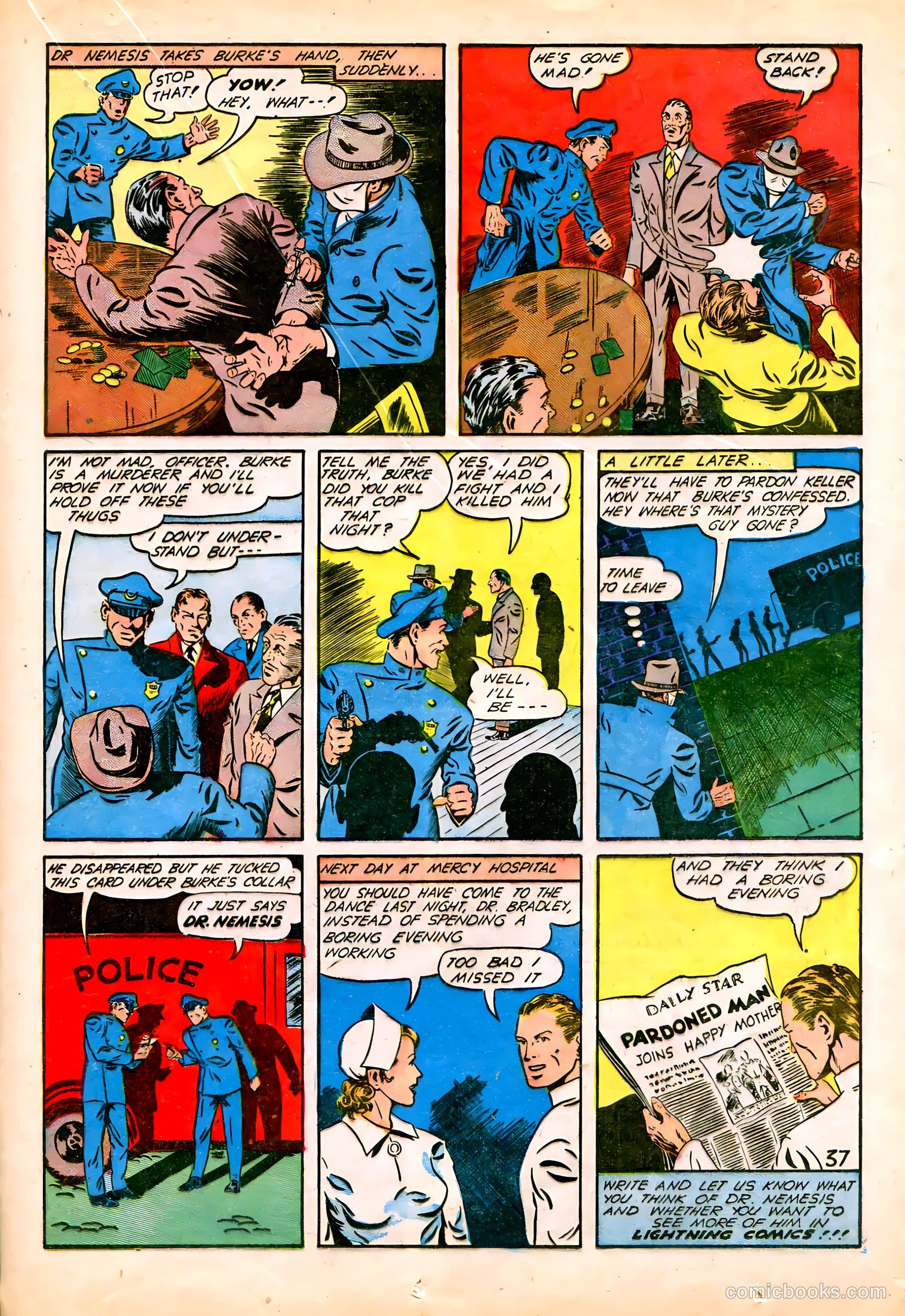 Lightning Comics #6 (1942) — page 39 of 68