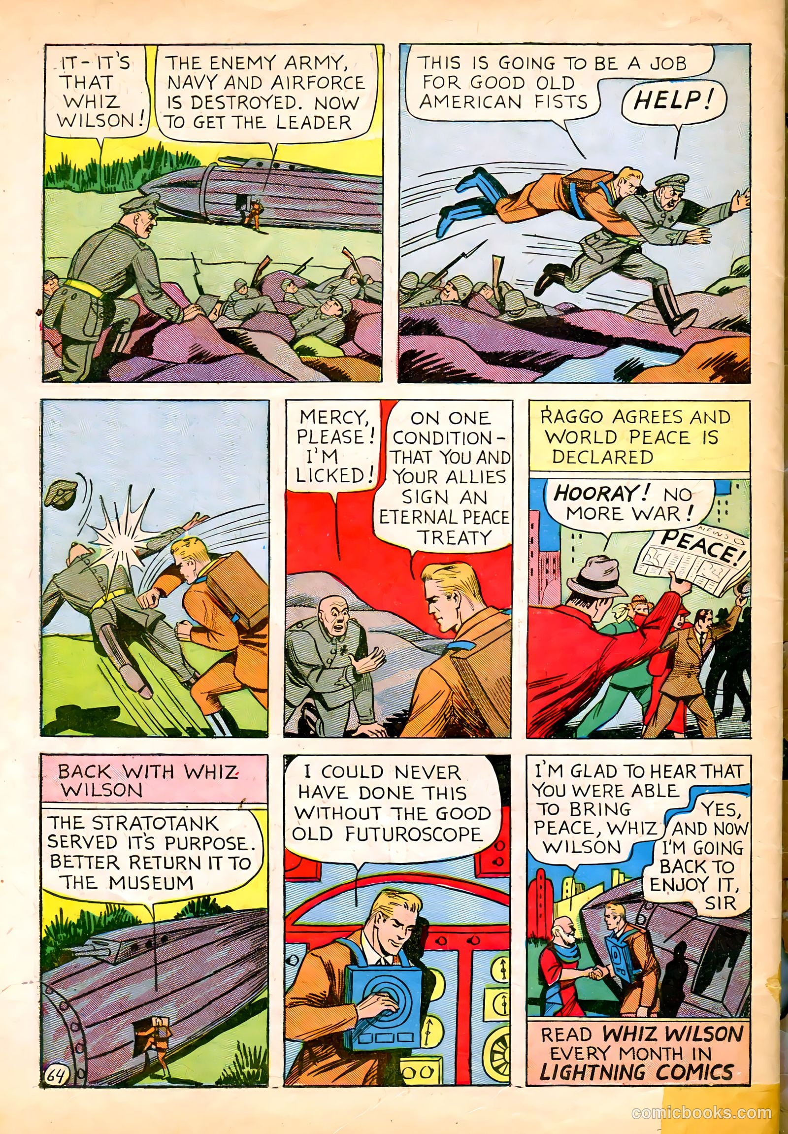 Lightning Comics #6 (1942) — page 66 of 68