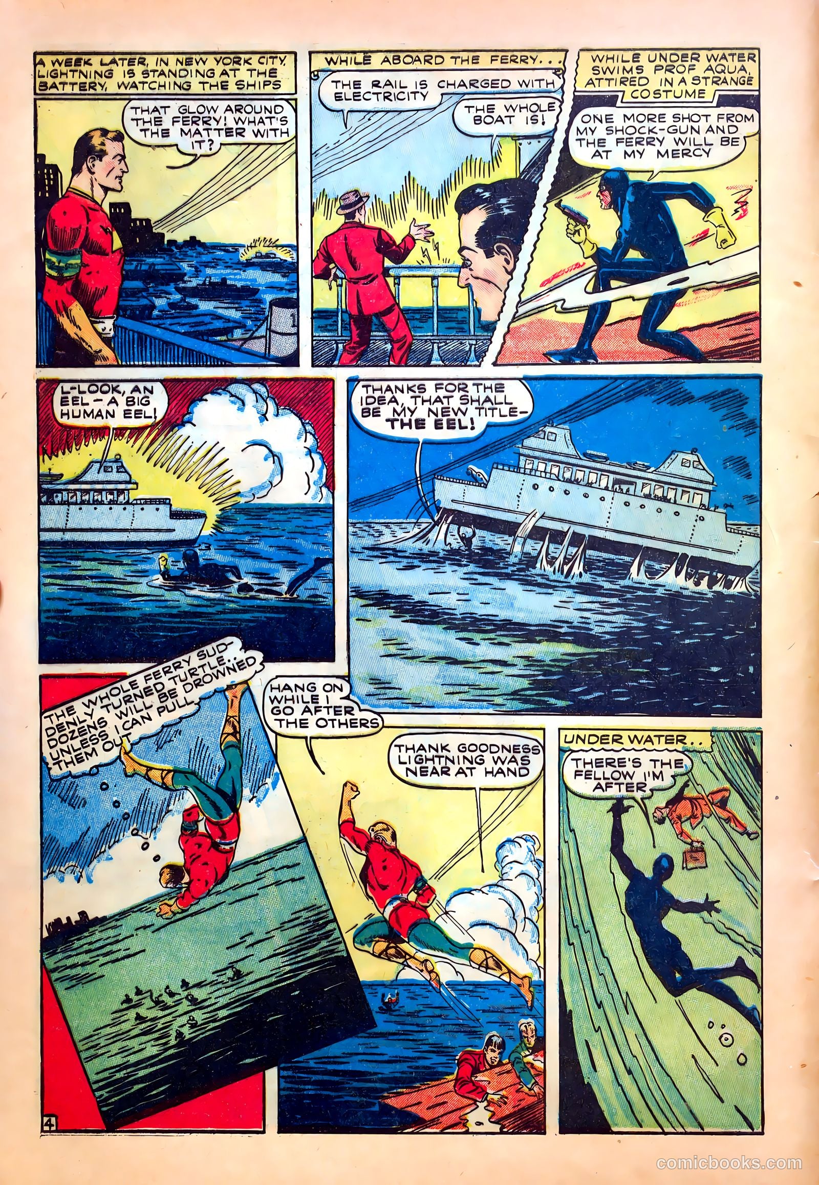 Lightning Comics #6 (1942) — page 6 of 68