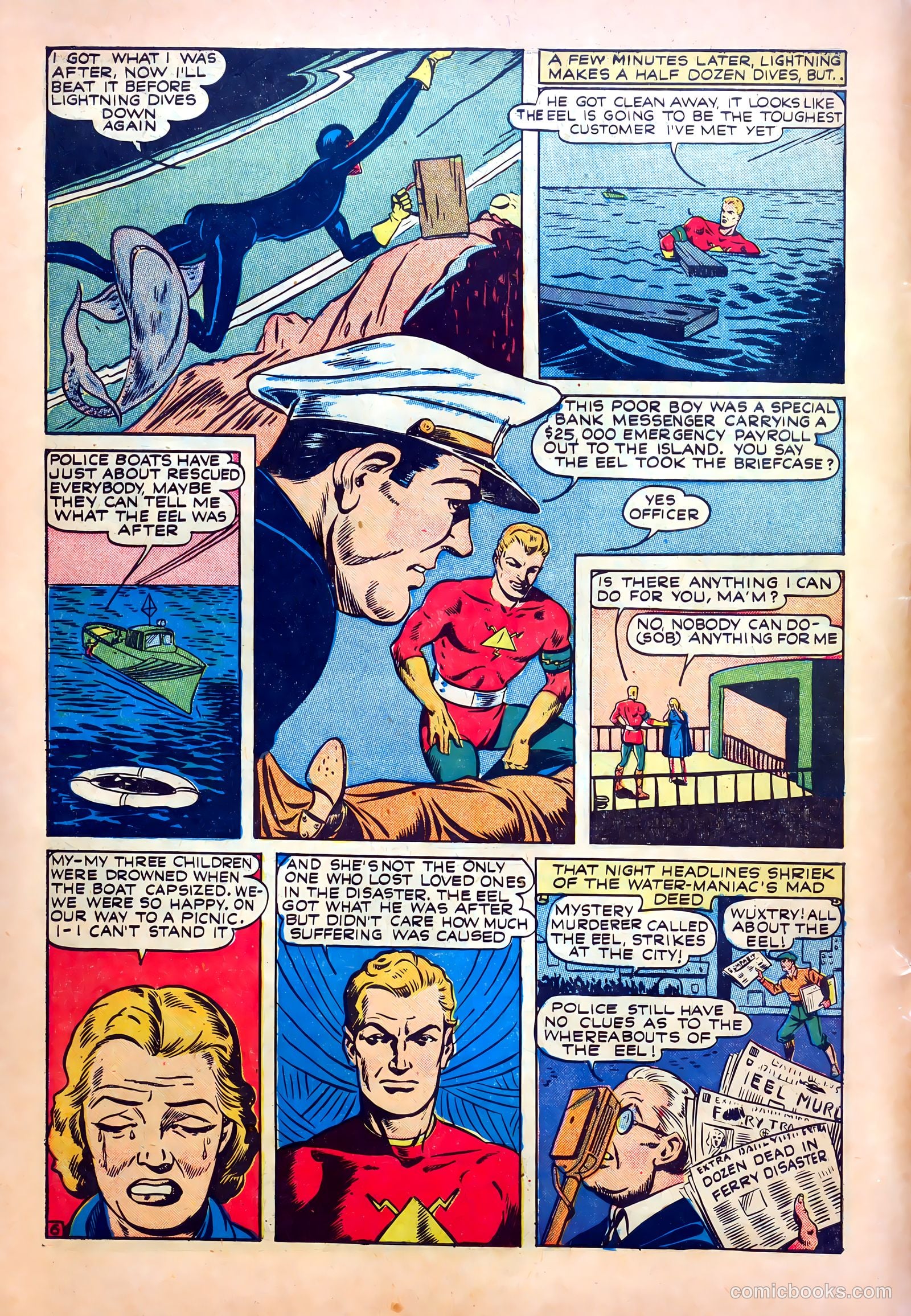 Lightning Comics #6 (1942) — page 8 of 68