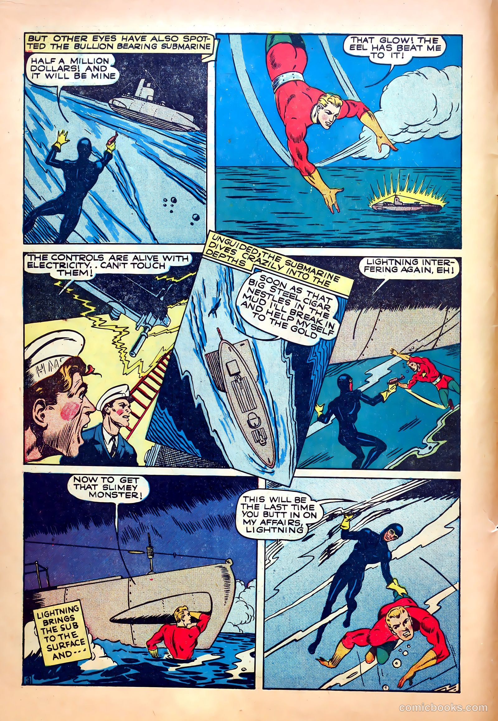 Lightning Comics #6 (1942) — page 10 of 68