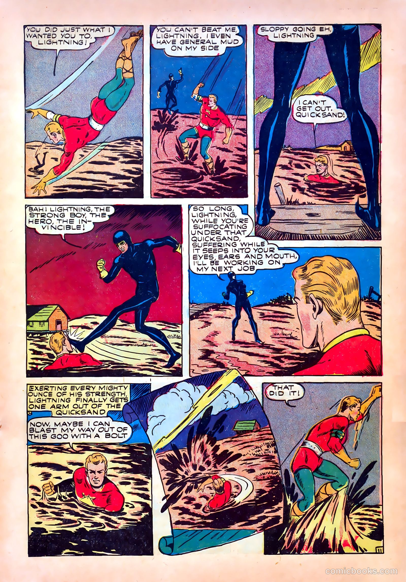 Lightning Comics #6 (1942) — page 13 of 68