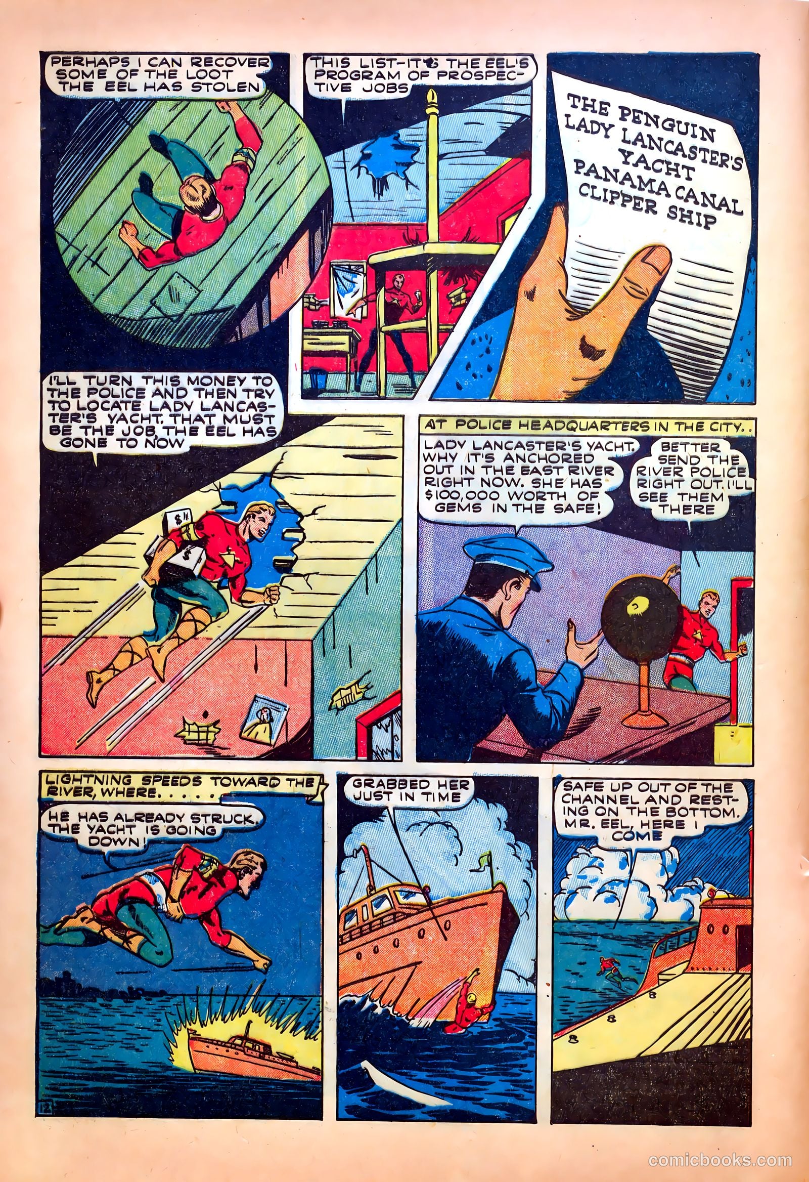 Lightning Comics #6 (1942) — page 14 of 68