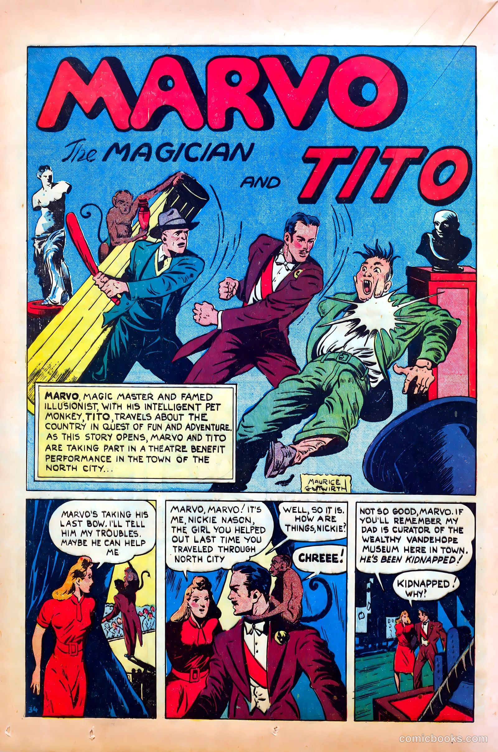 Lightning Comics #6 (1942) — page 36 of 68