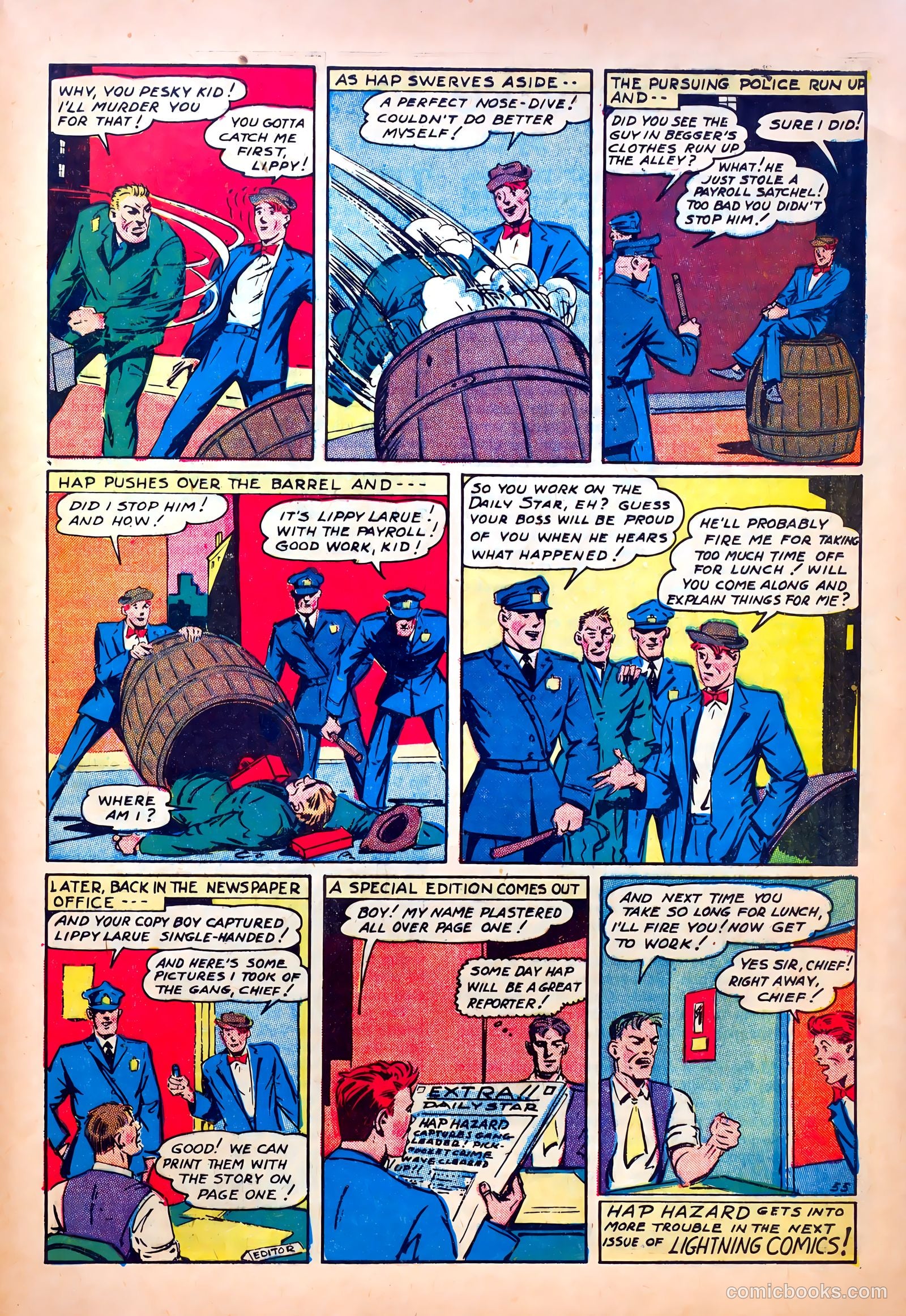 Lightning Comics #6 (1942) — page 57 of 68