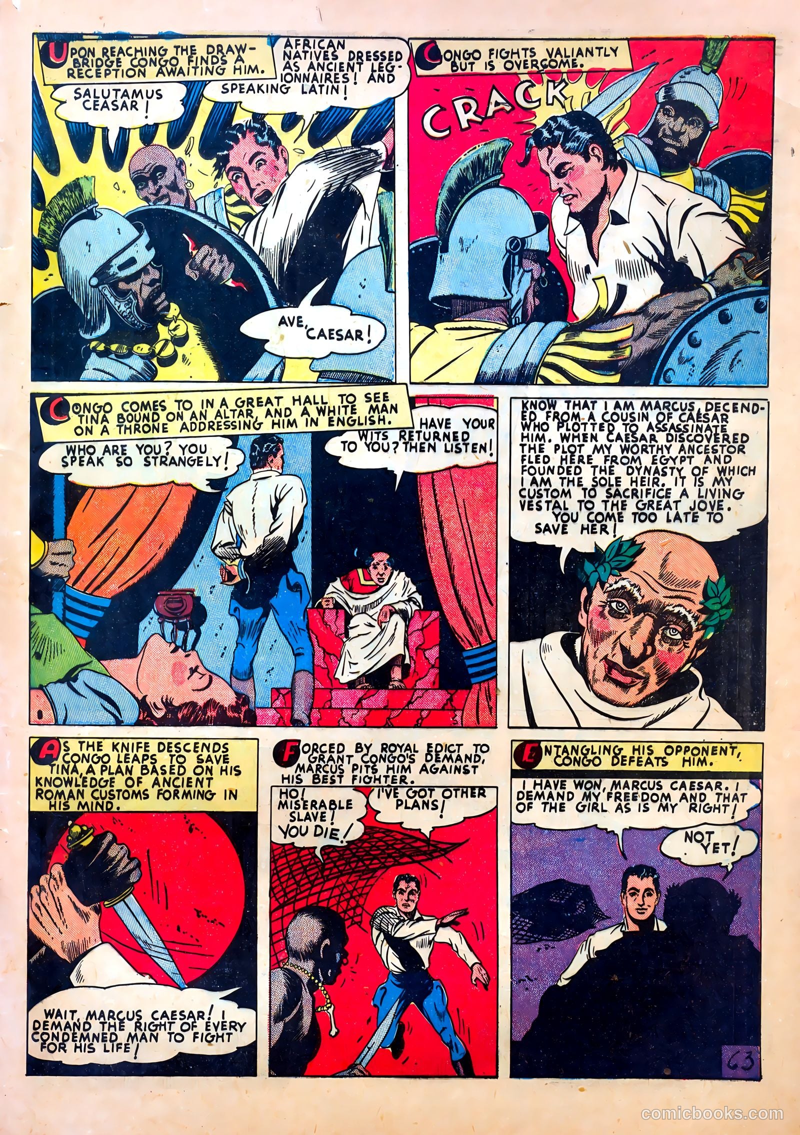 Lightning Comics #6 (1942) — page 65 of 68