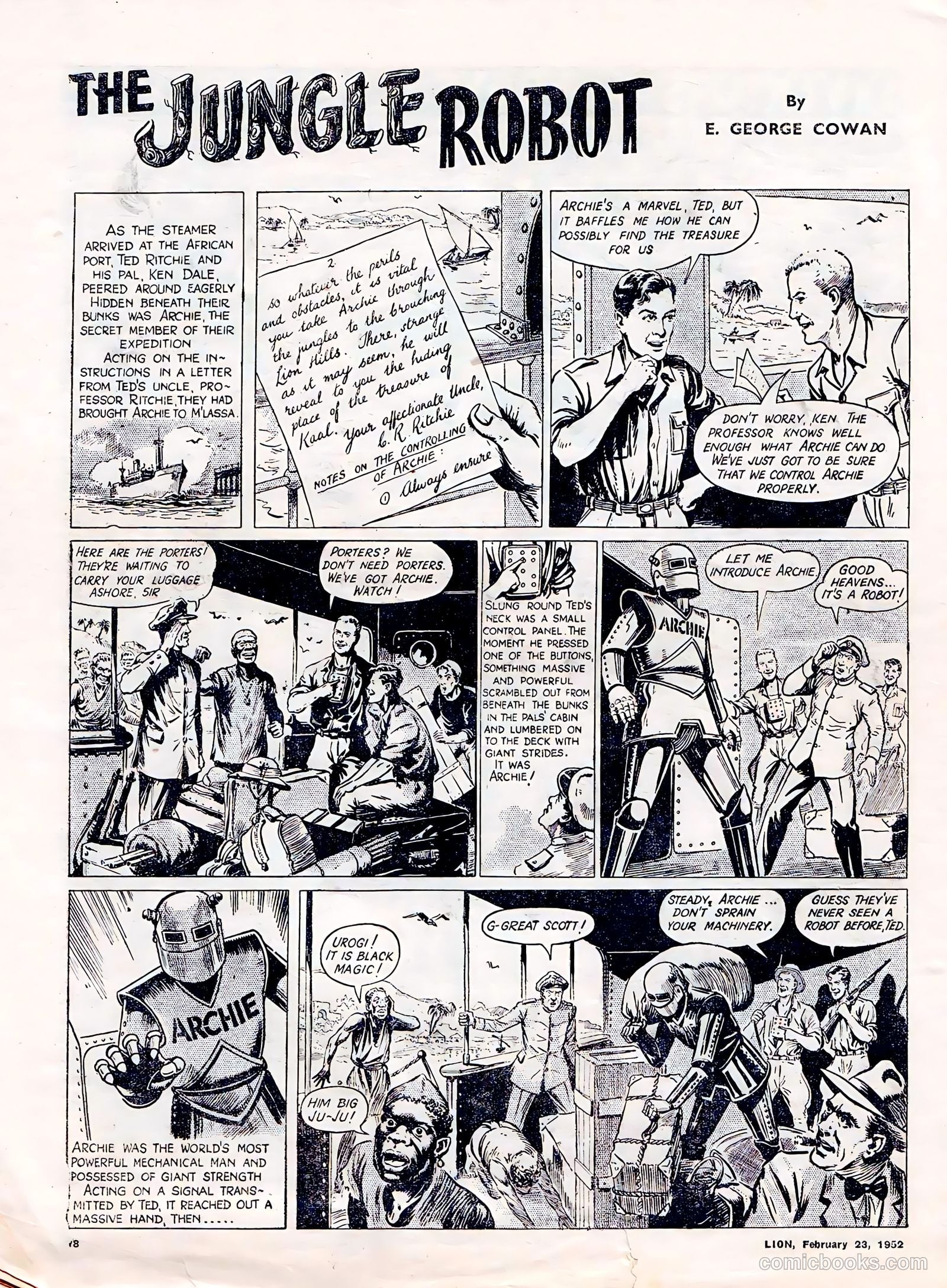 Lion #1 (1952) — page 18 of 24