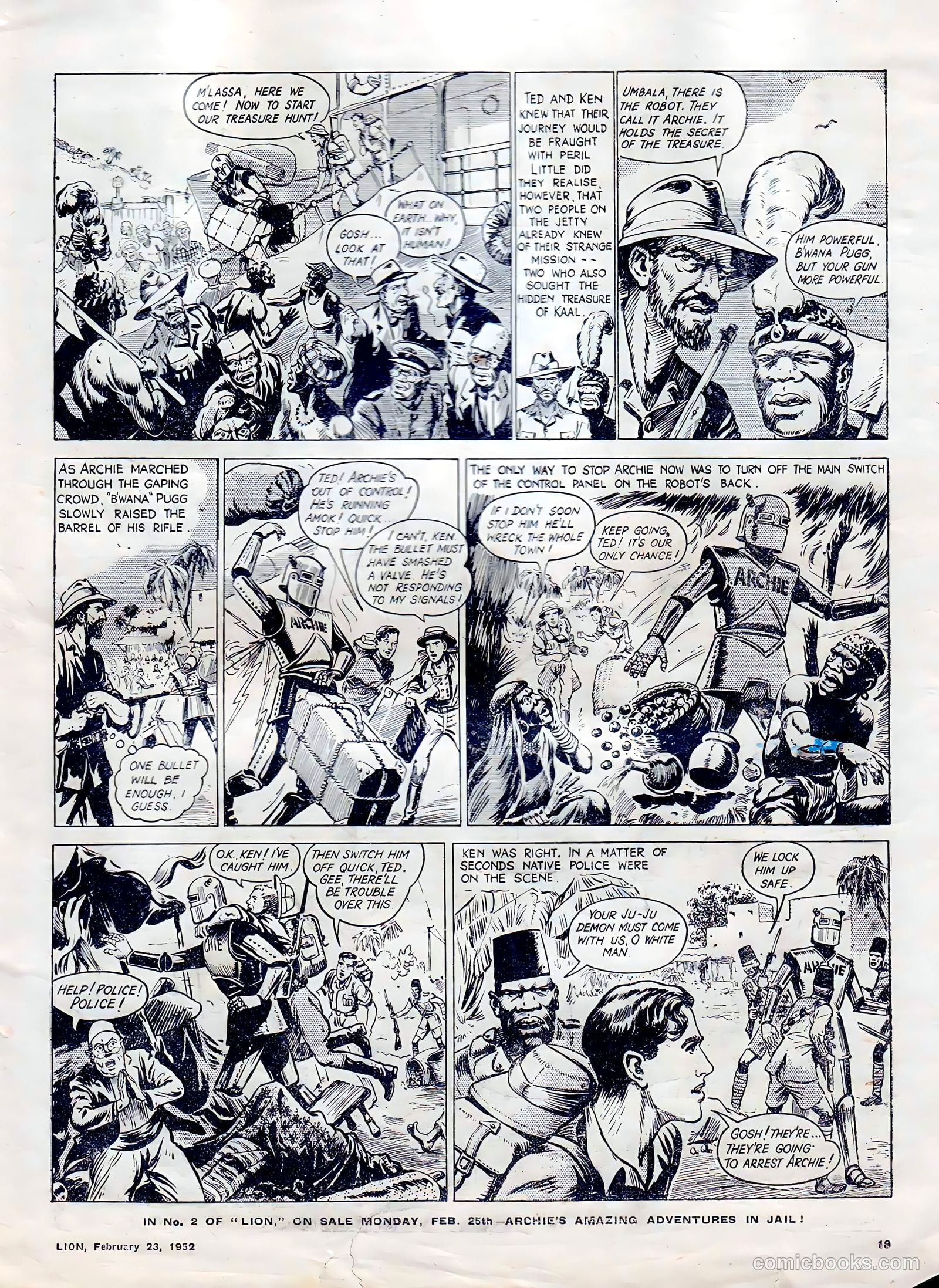 Lion #1 (1952) — page 19 of 24
