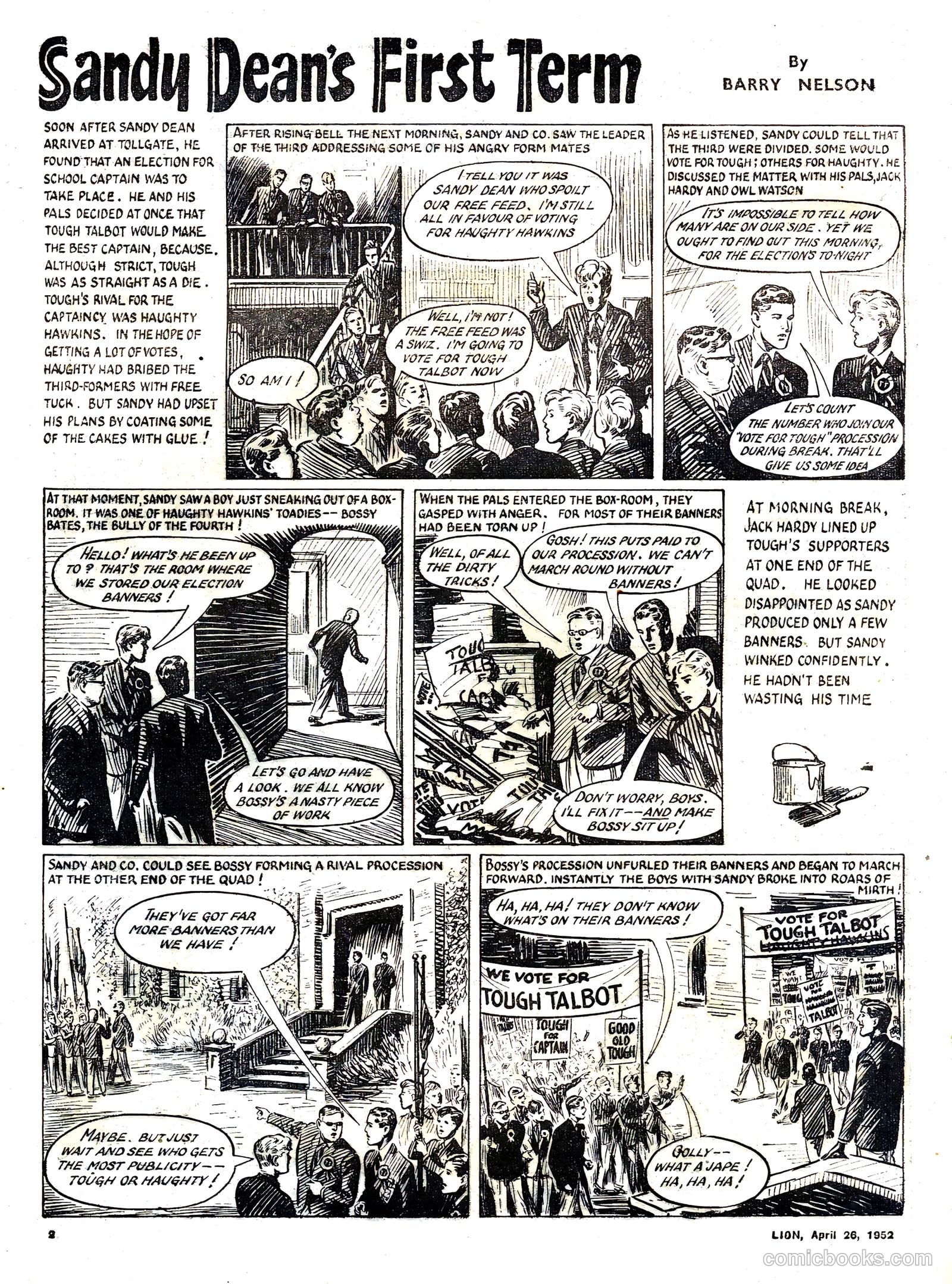 Lion #10 (1952) — page 2 of 20