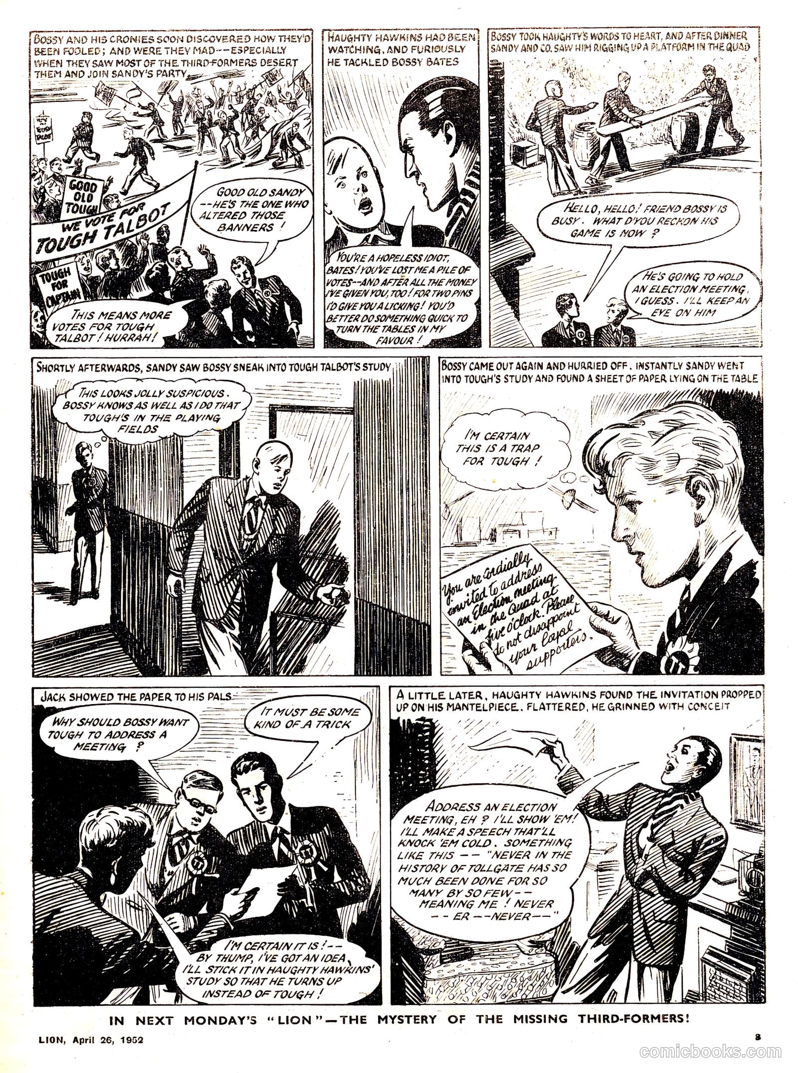 Lion #10 (1952) — page 3 of 20
