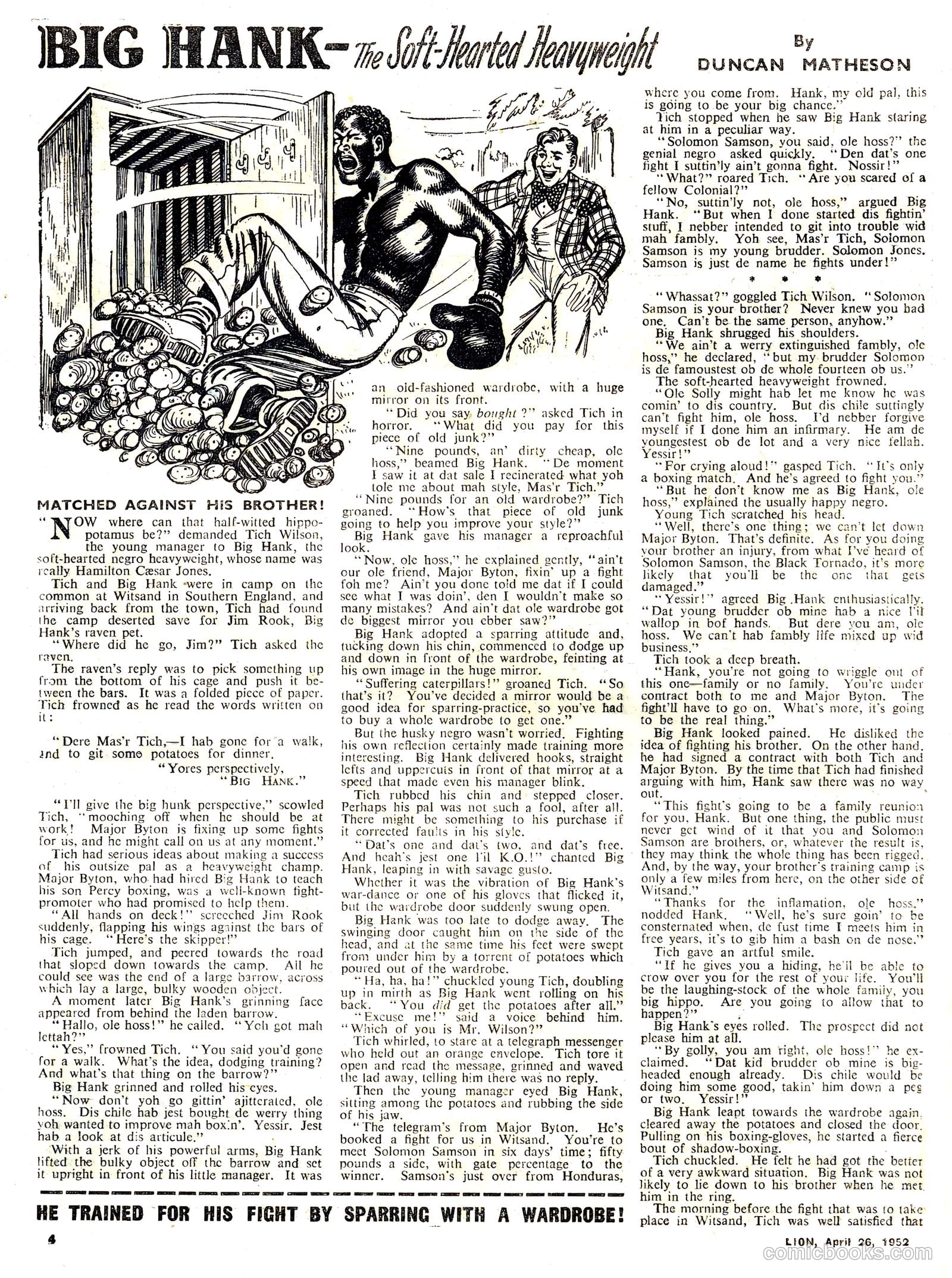 Lion #10 (1952) — page 4 of 20