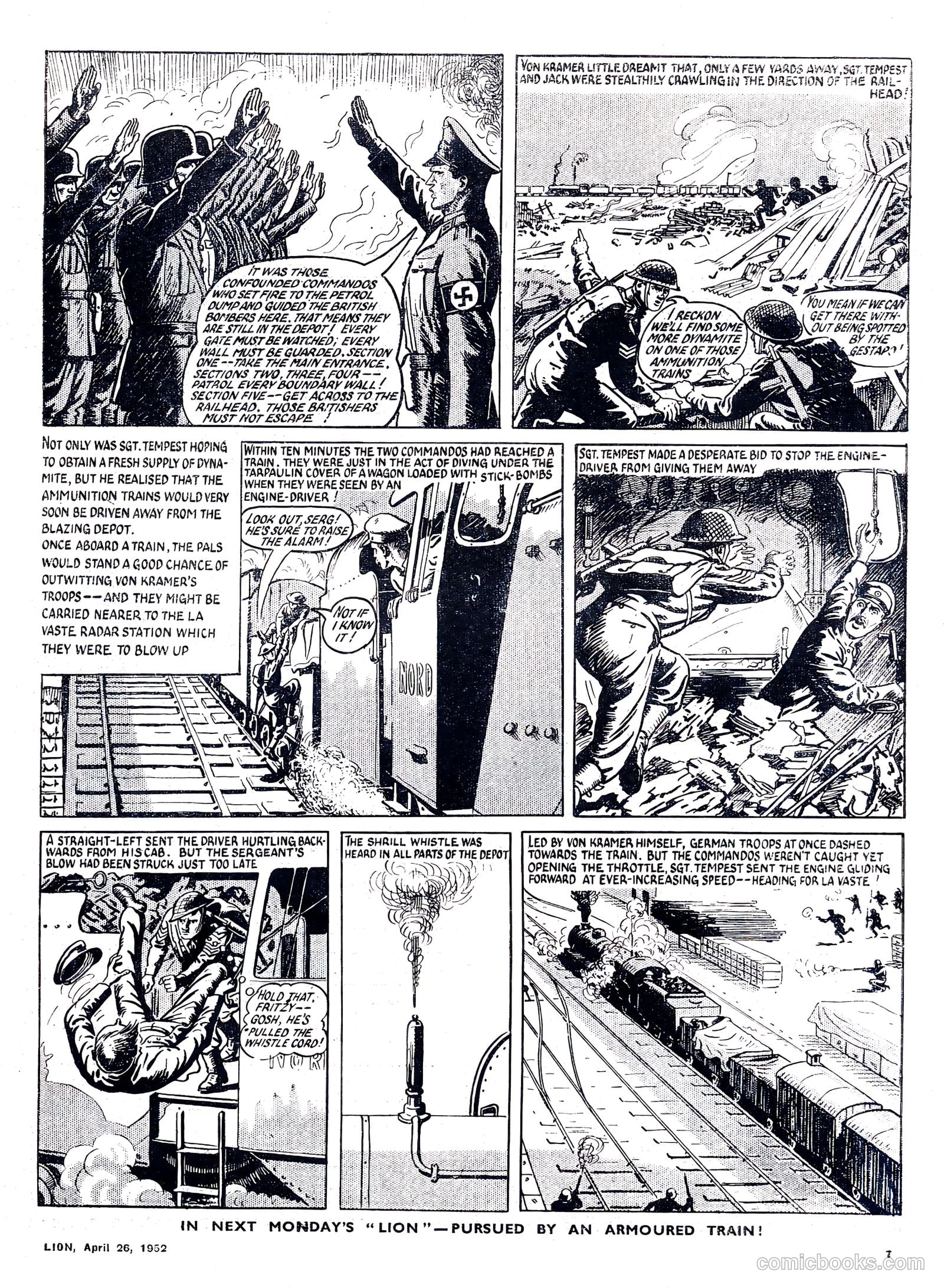 Lion #10 (1952) — page 7 of 20