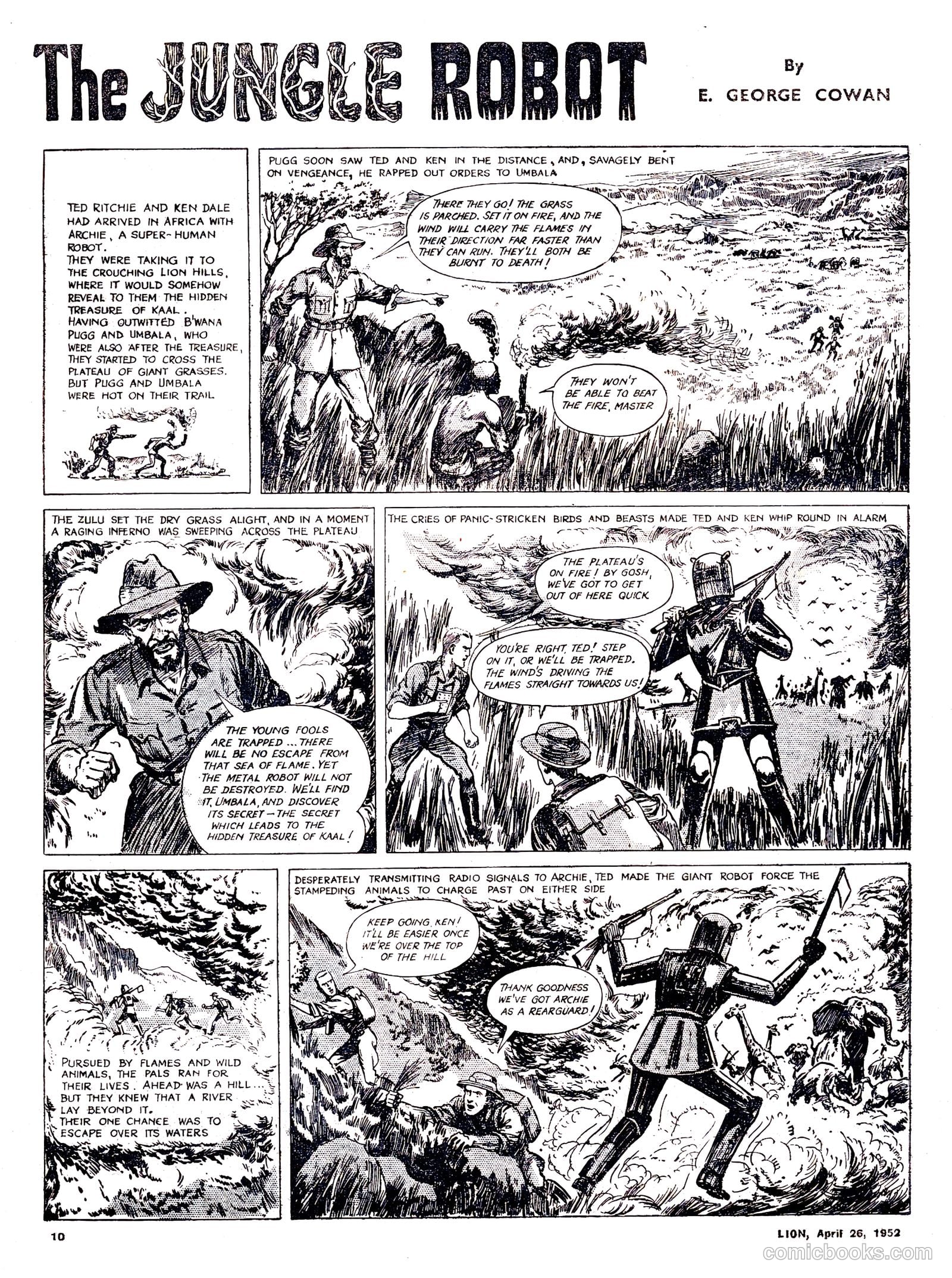 Lion #10 (1952) — page 10 of 20