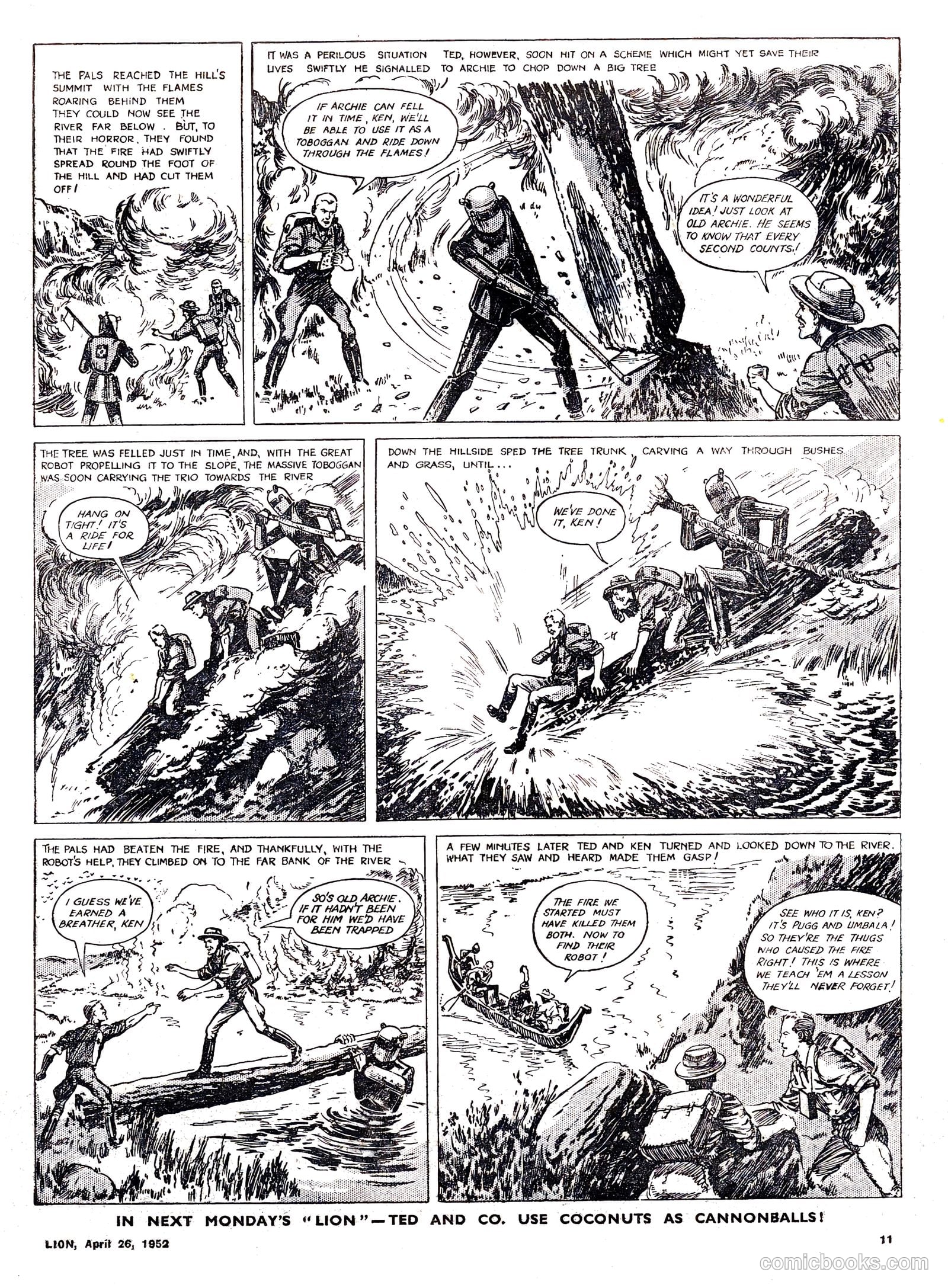 Lion #10 (1952) — page 11 of 20