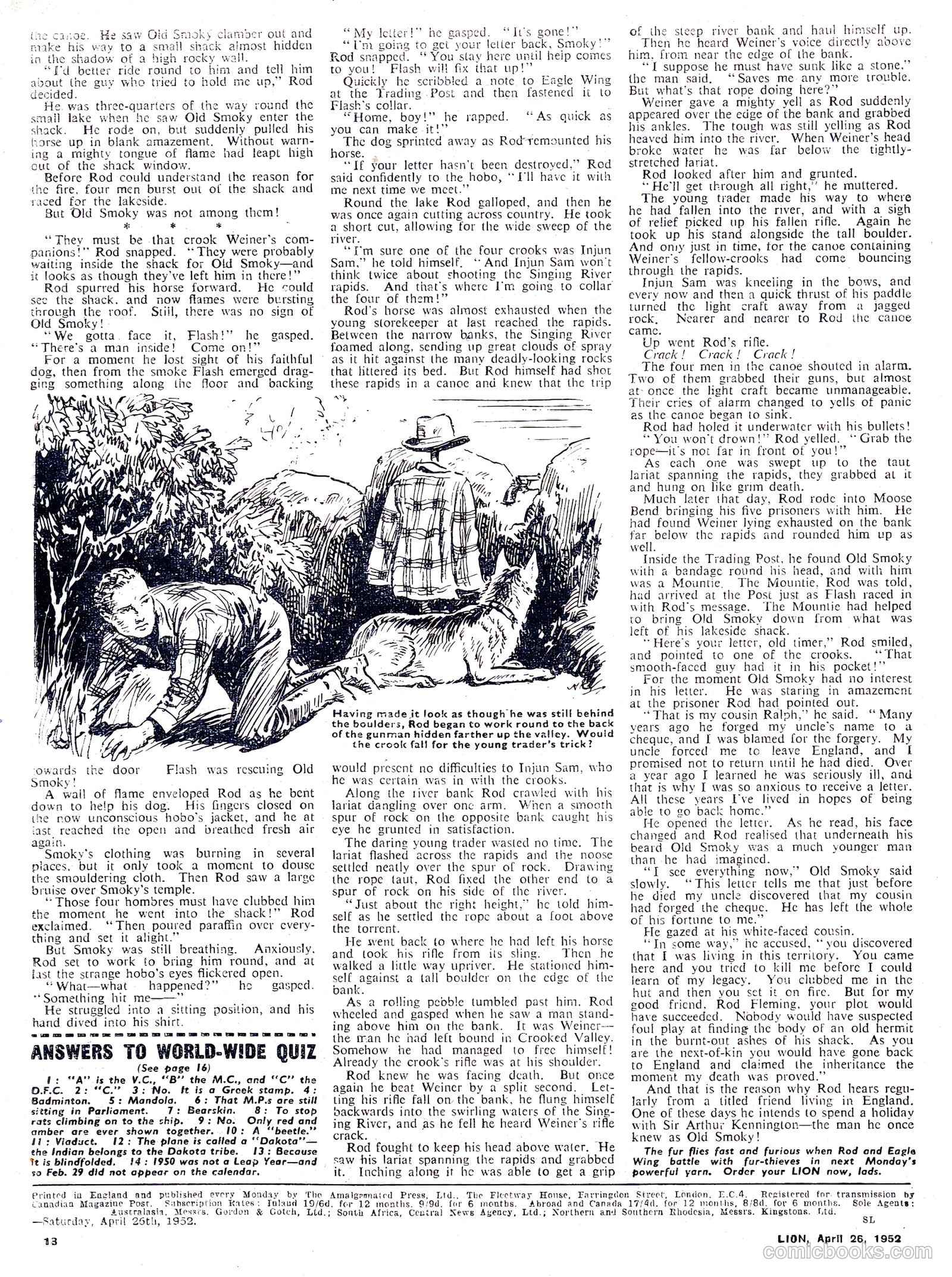 Lion #10 (1952) — page 18 of 20