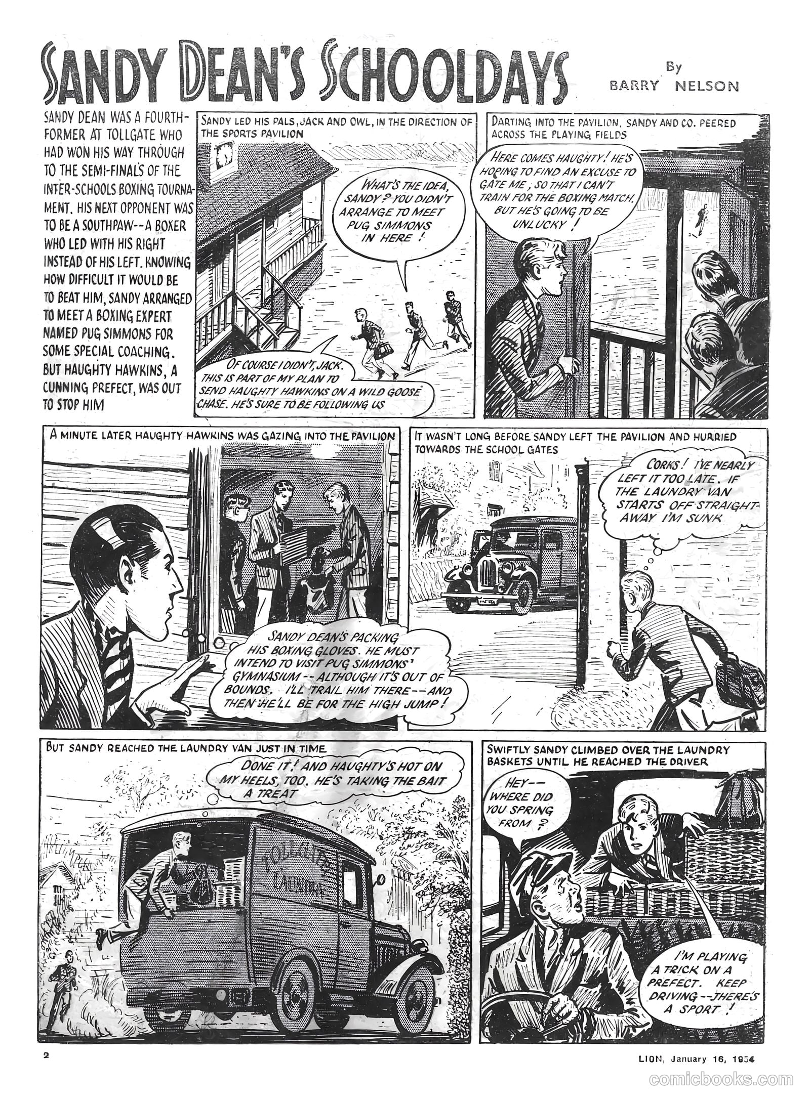 Lion #100 (1954) — page 2 of 24