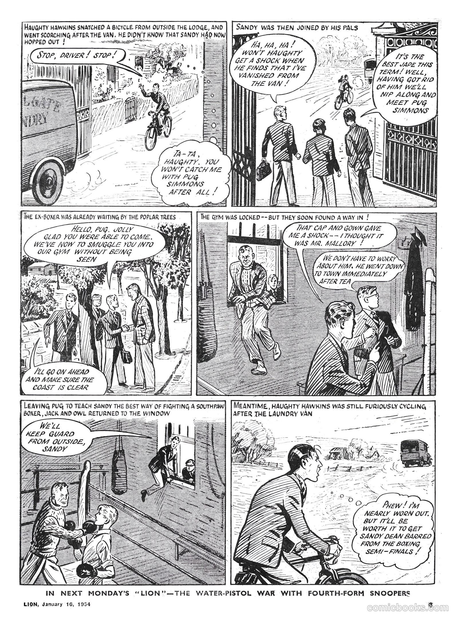 Lion #100 (1954) — page 3 of 24