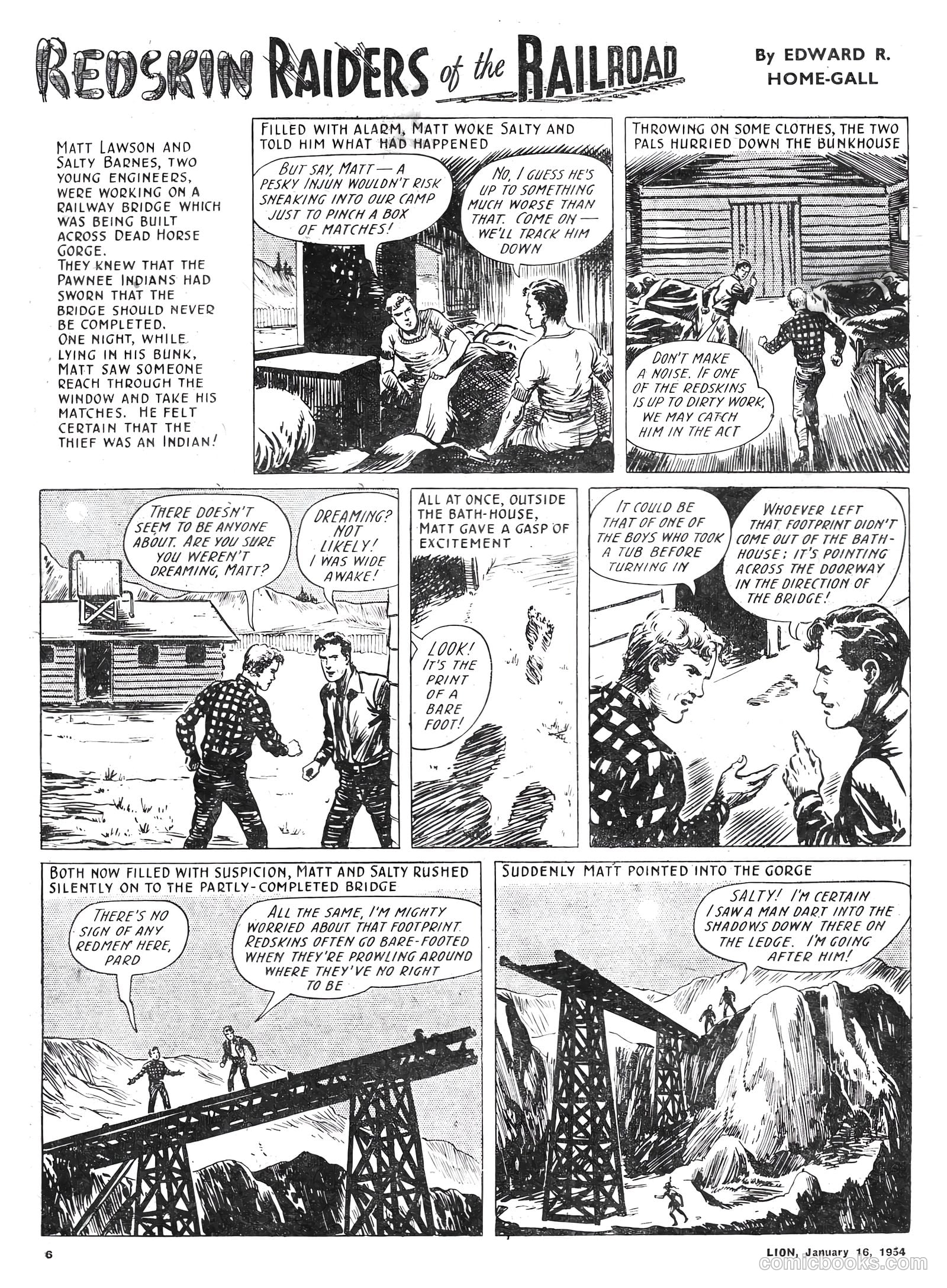 Lion #100 (1954) — page 6 of 24