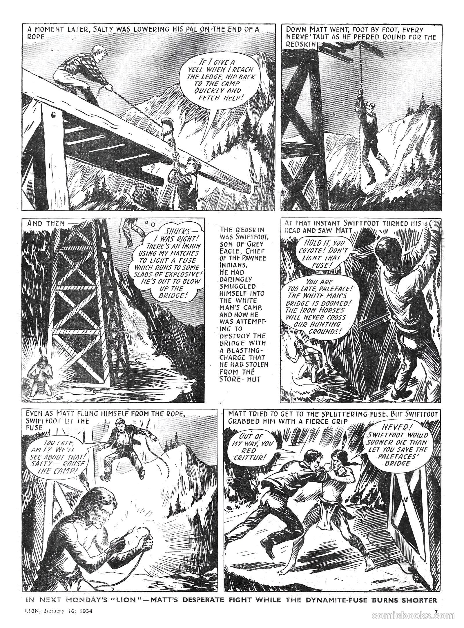 Lion #100 (1954) — page 7 of 24