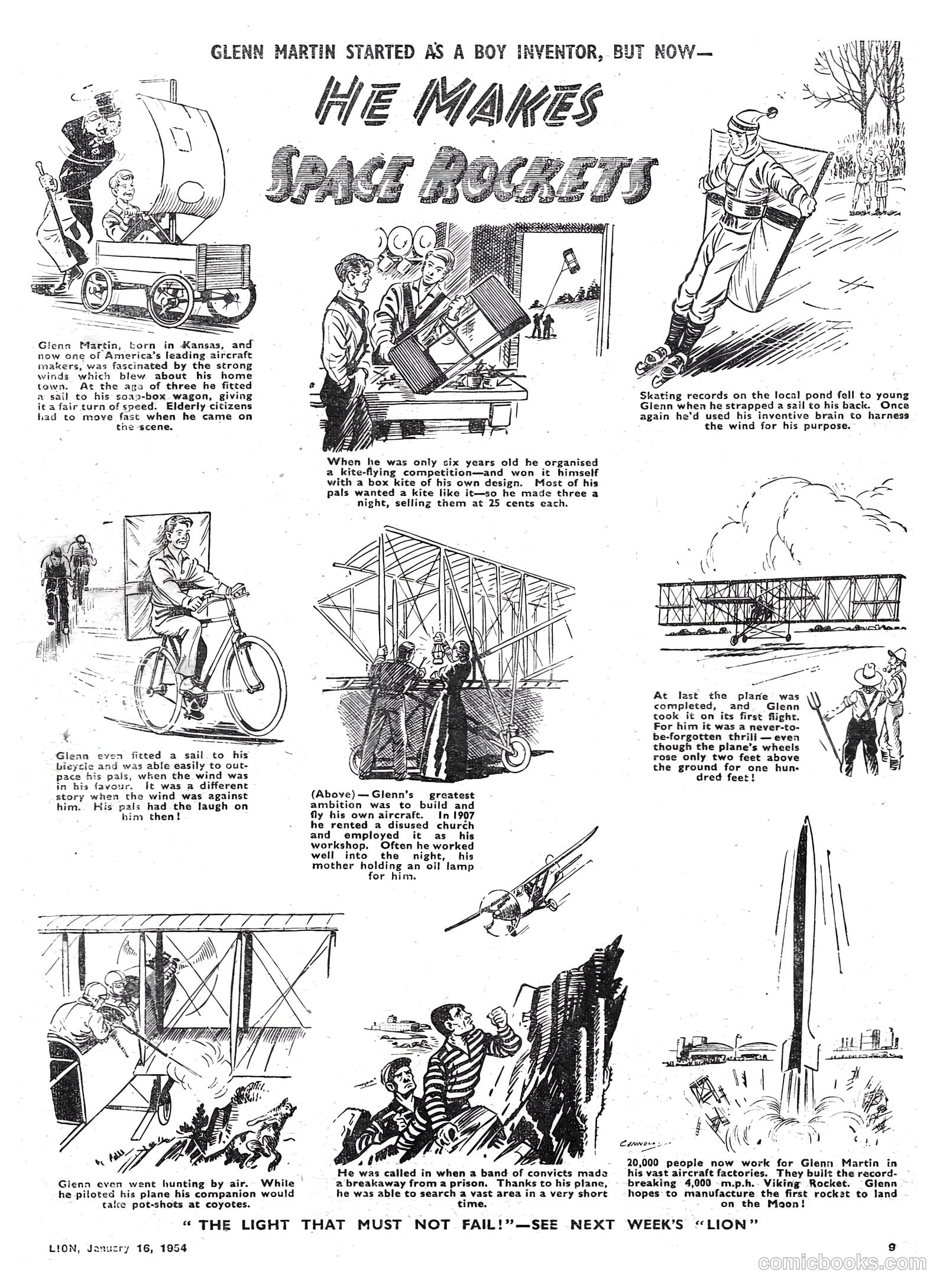 Lion #100 (1954) — page 9 of 24