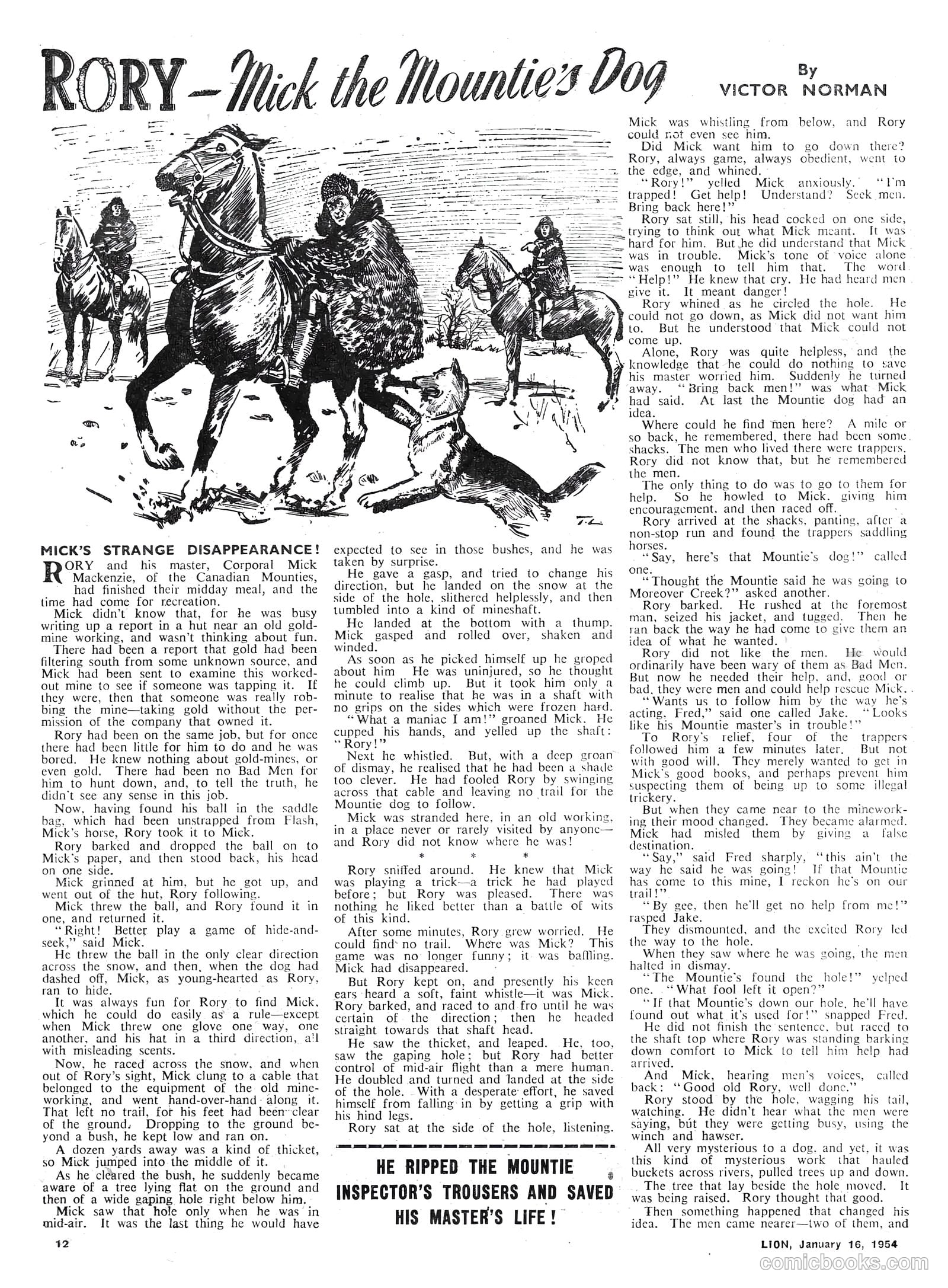 Lion #100 (1954) — page 12 of 24