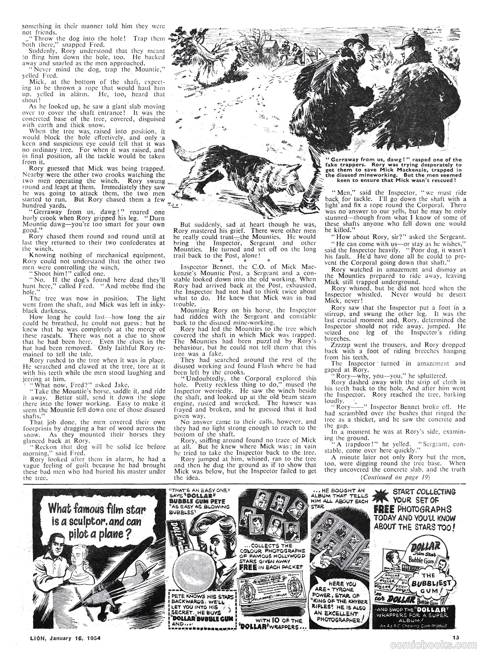 Lion #100 (1954) — page 13 of 24