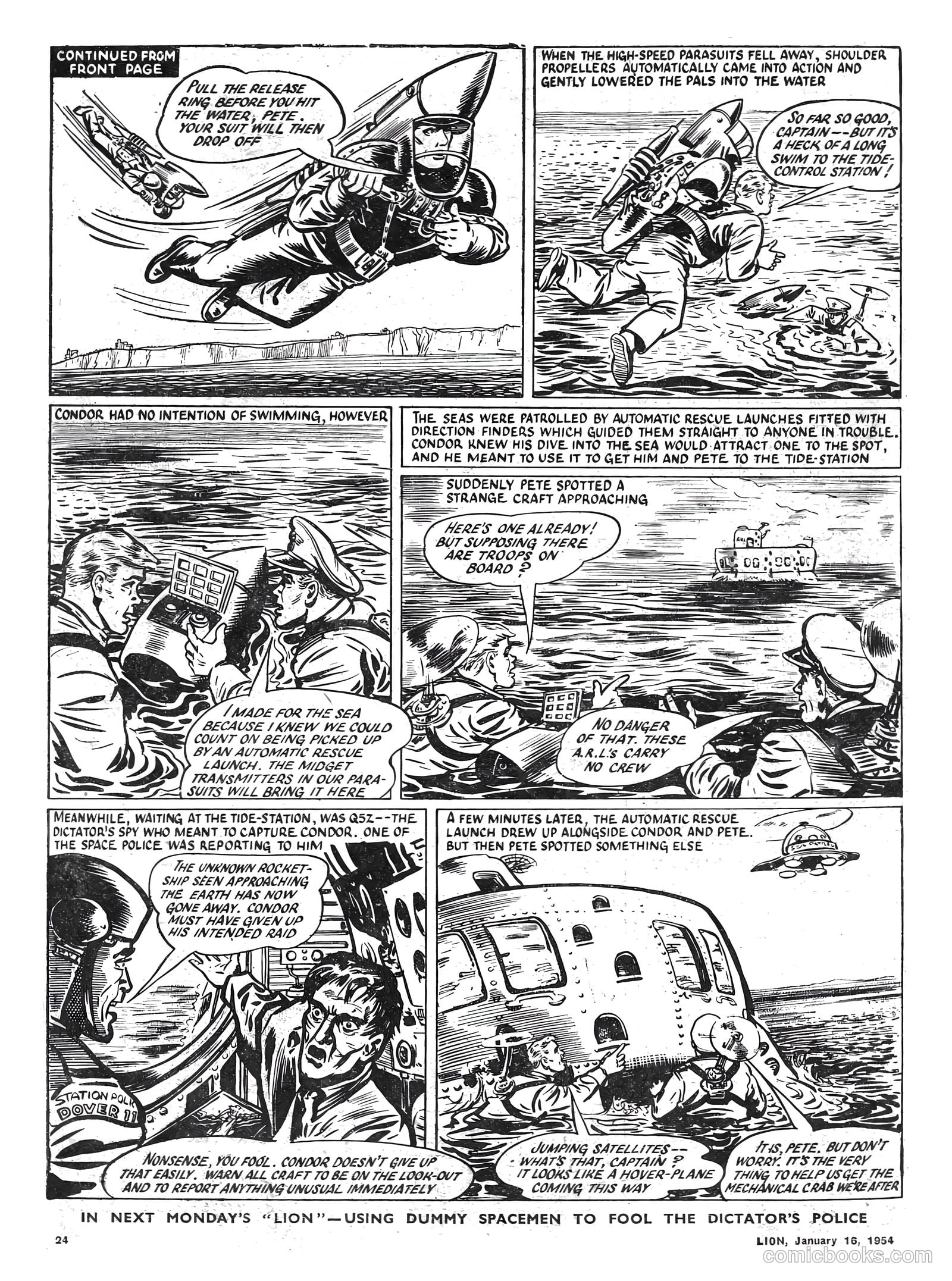 Lion #100 (1954) — page 24 of 24