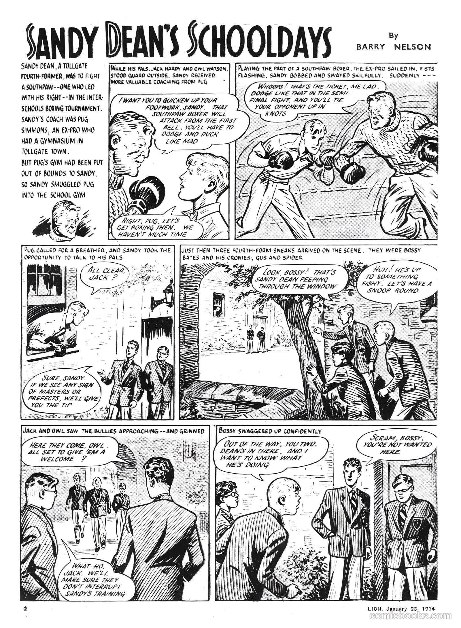Lion #101 (1954) — page 2 of 20