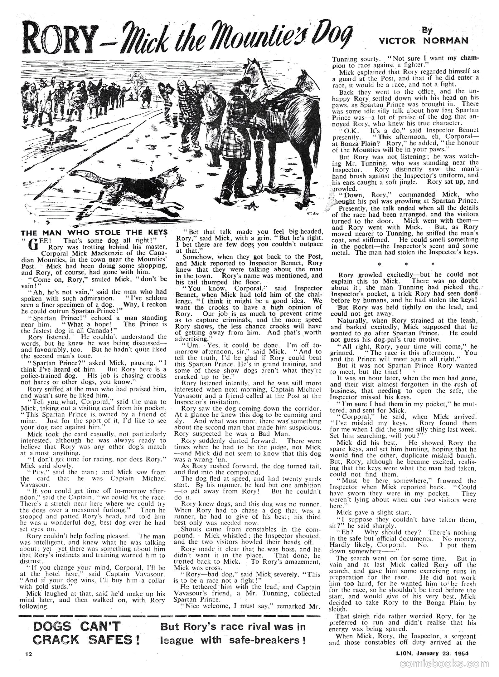 Lion #101 (1954) — page 12 of 20