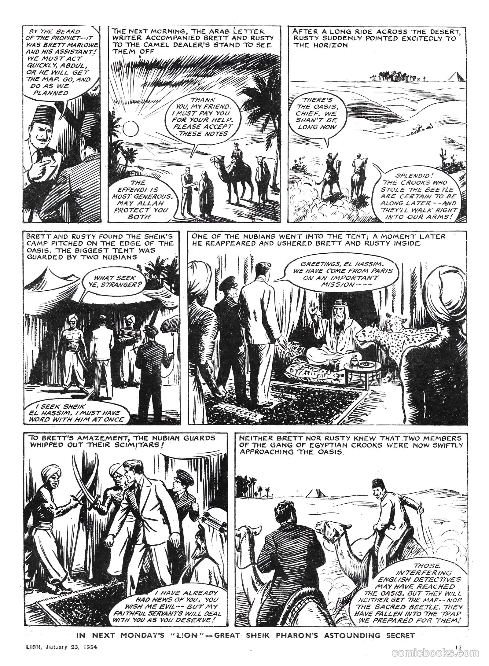 Lion #101 (1954) — page 15 of 20