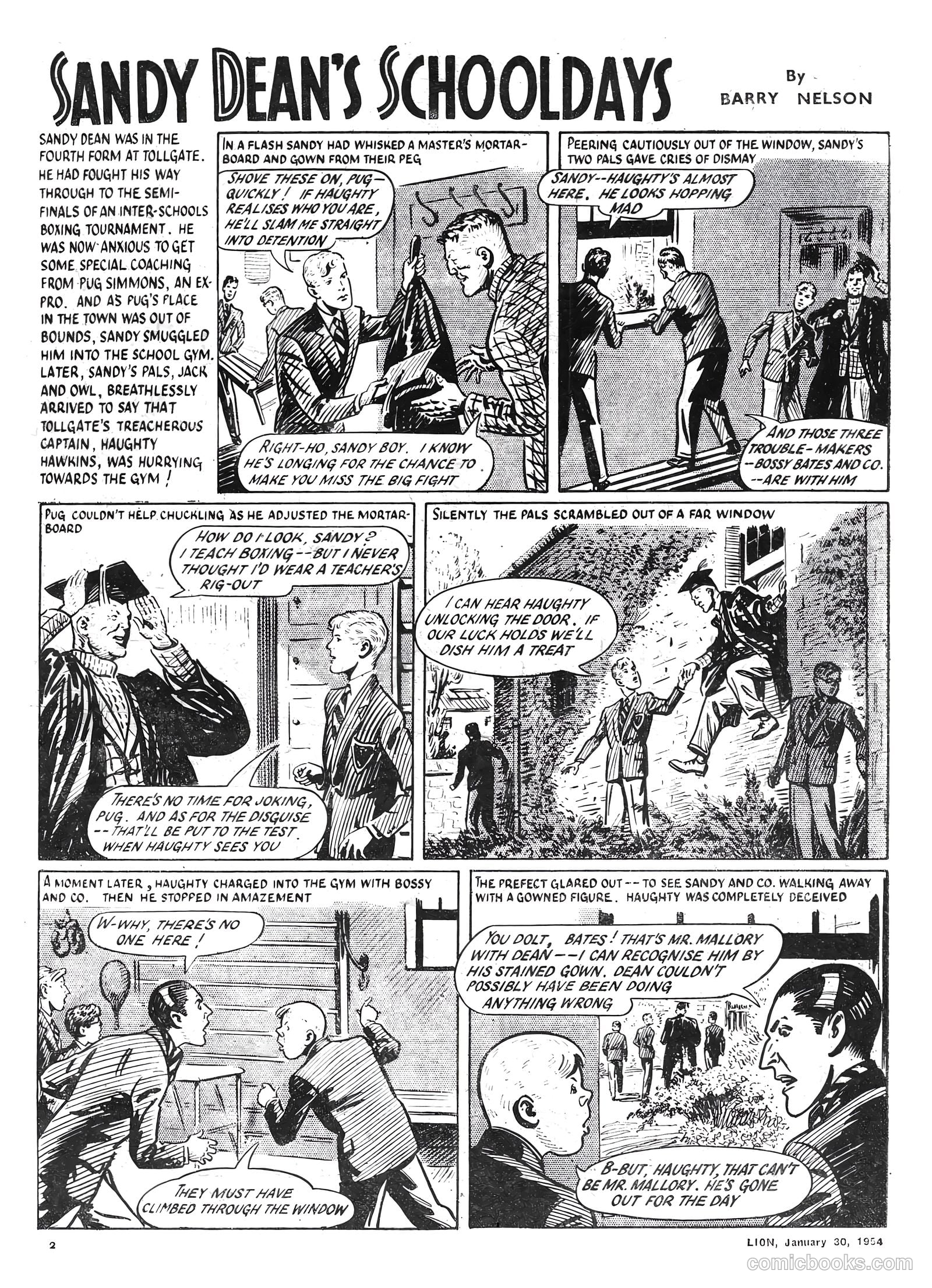 Lion #102 (1954) — page 2 of 20