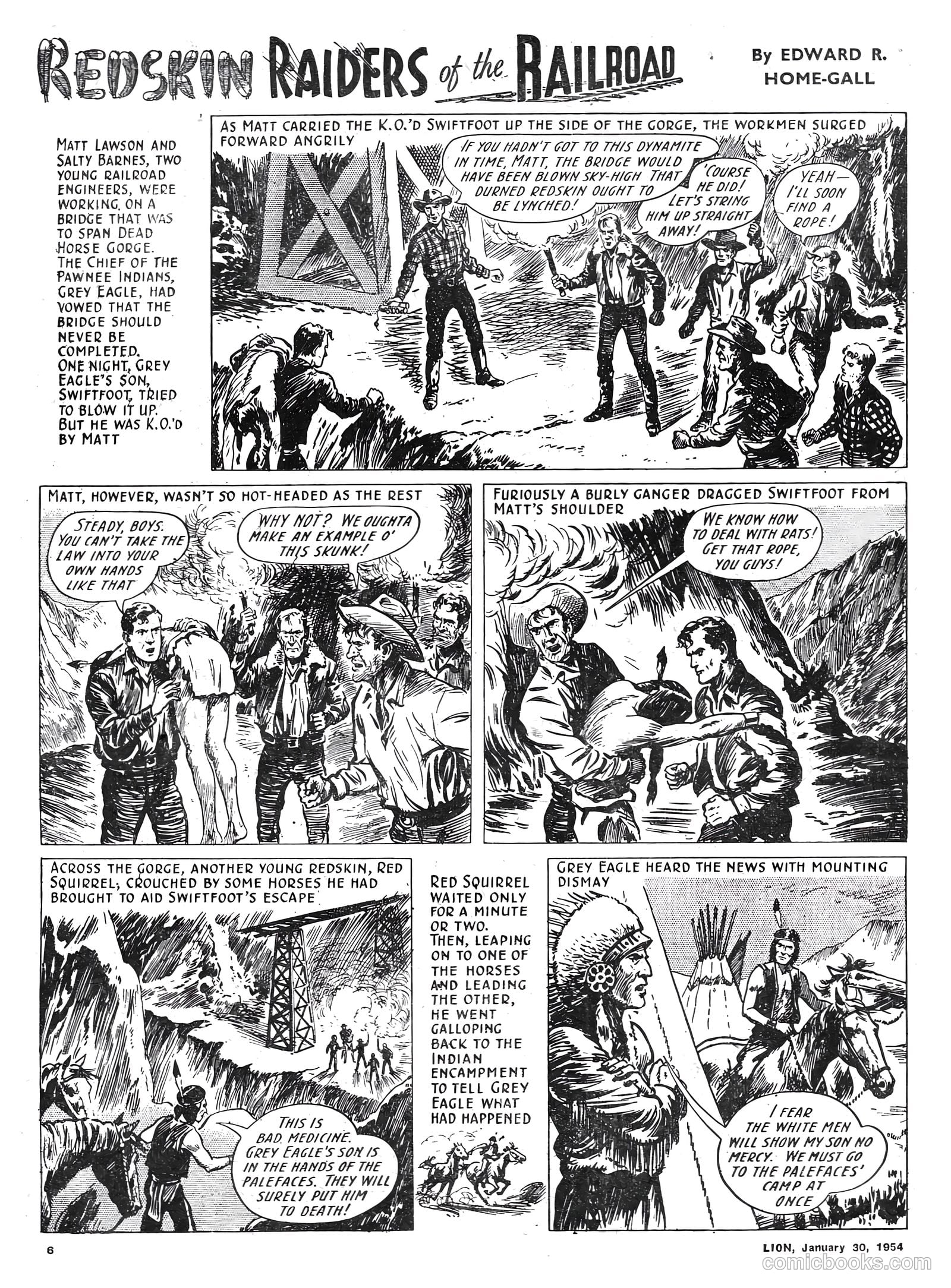 Lion #102 (1954) — page 6 of 20