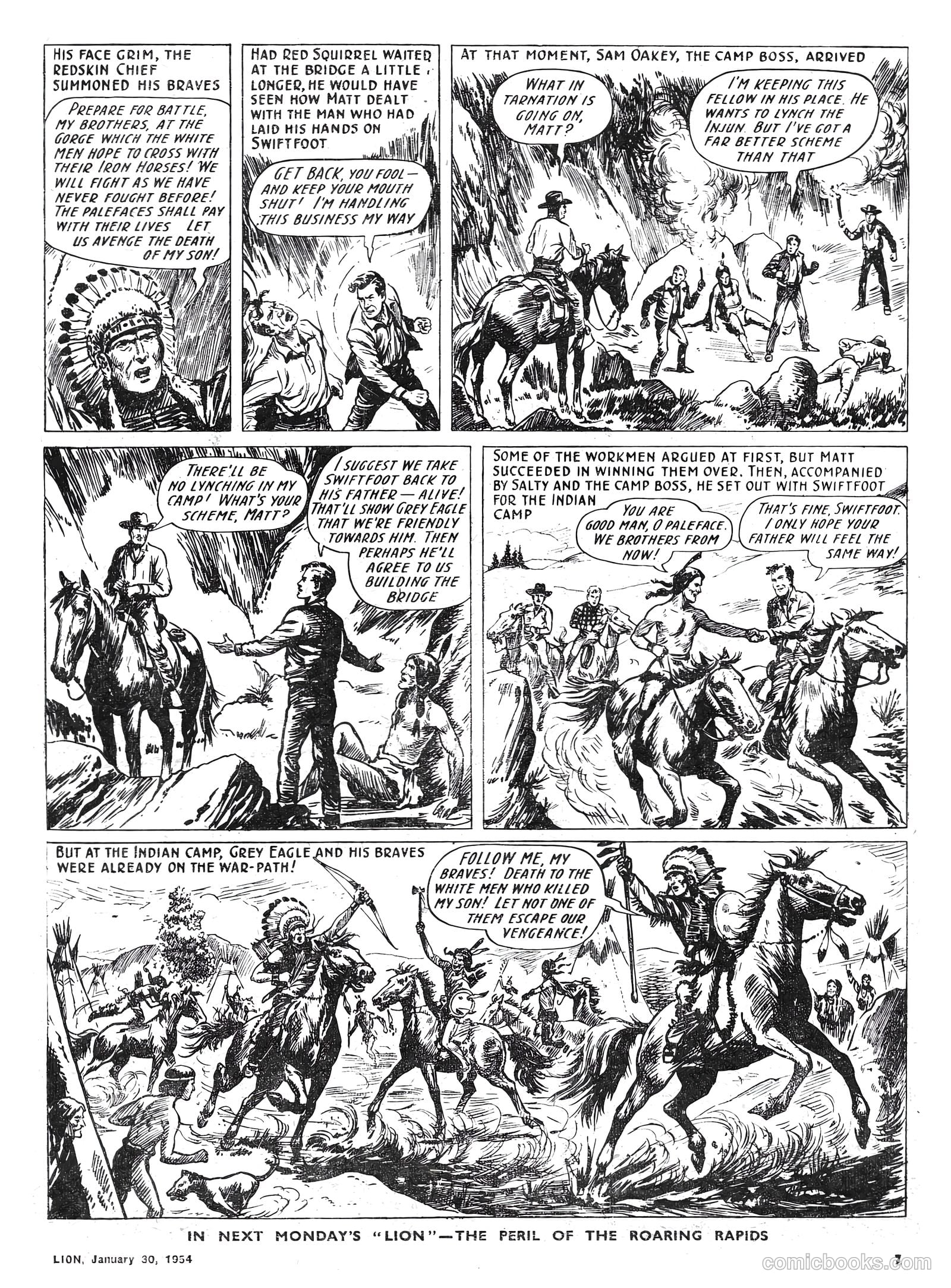 Lion #102 (1954) — page 7 of 20
