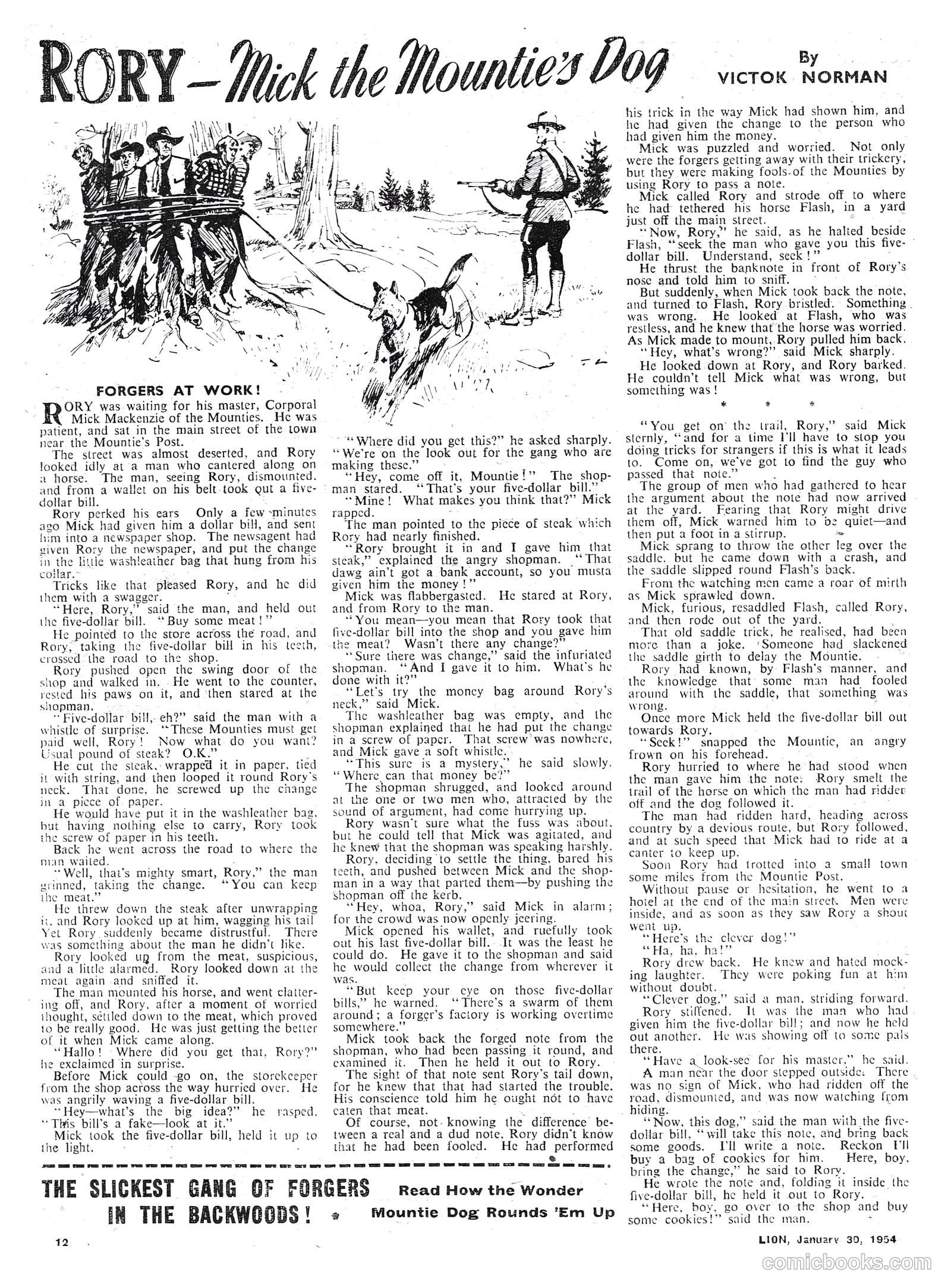 Lion #102 (1954) — page 12 of 20
