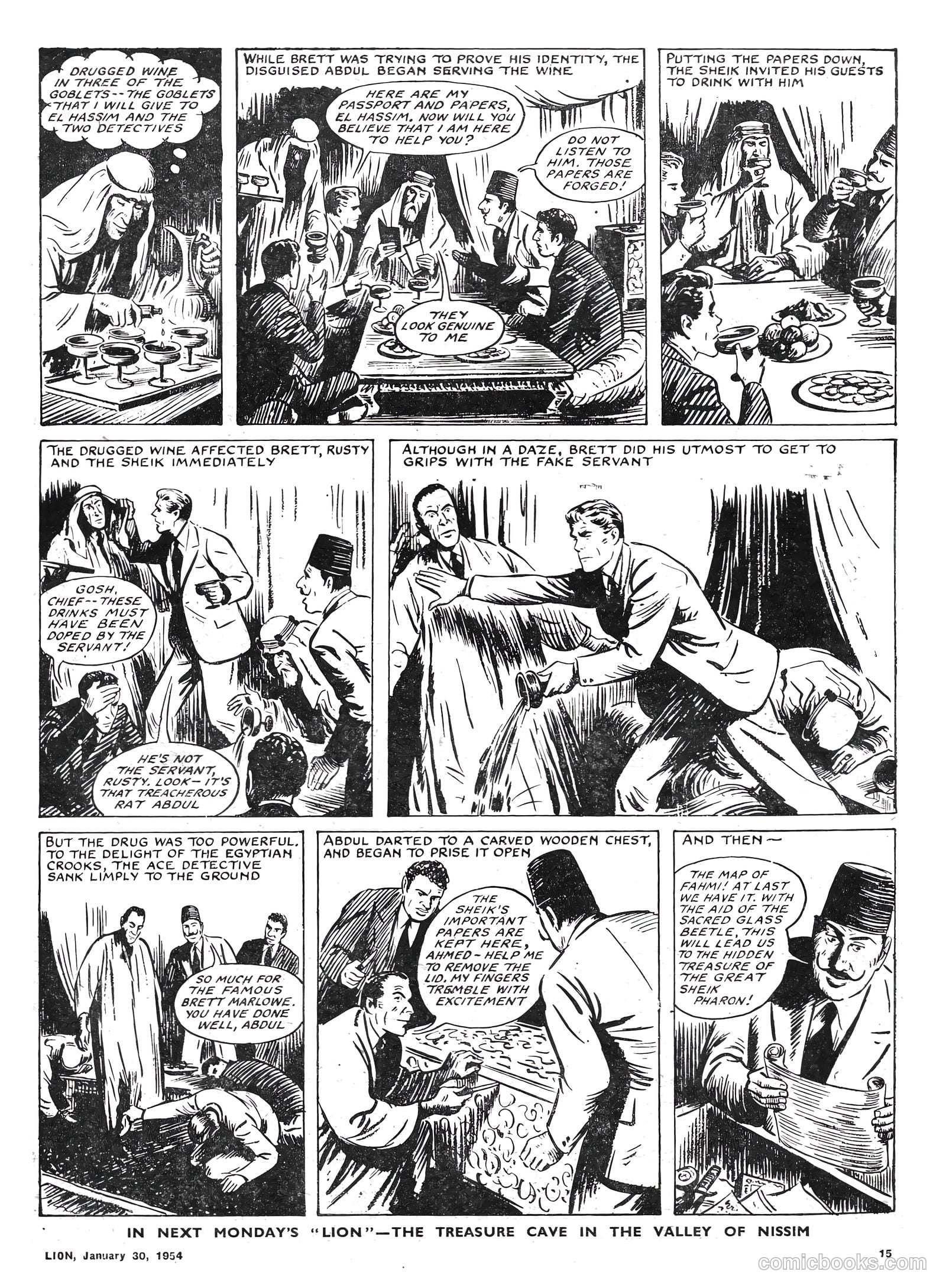Lion #102 (1954) — page 15 of 20