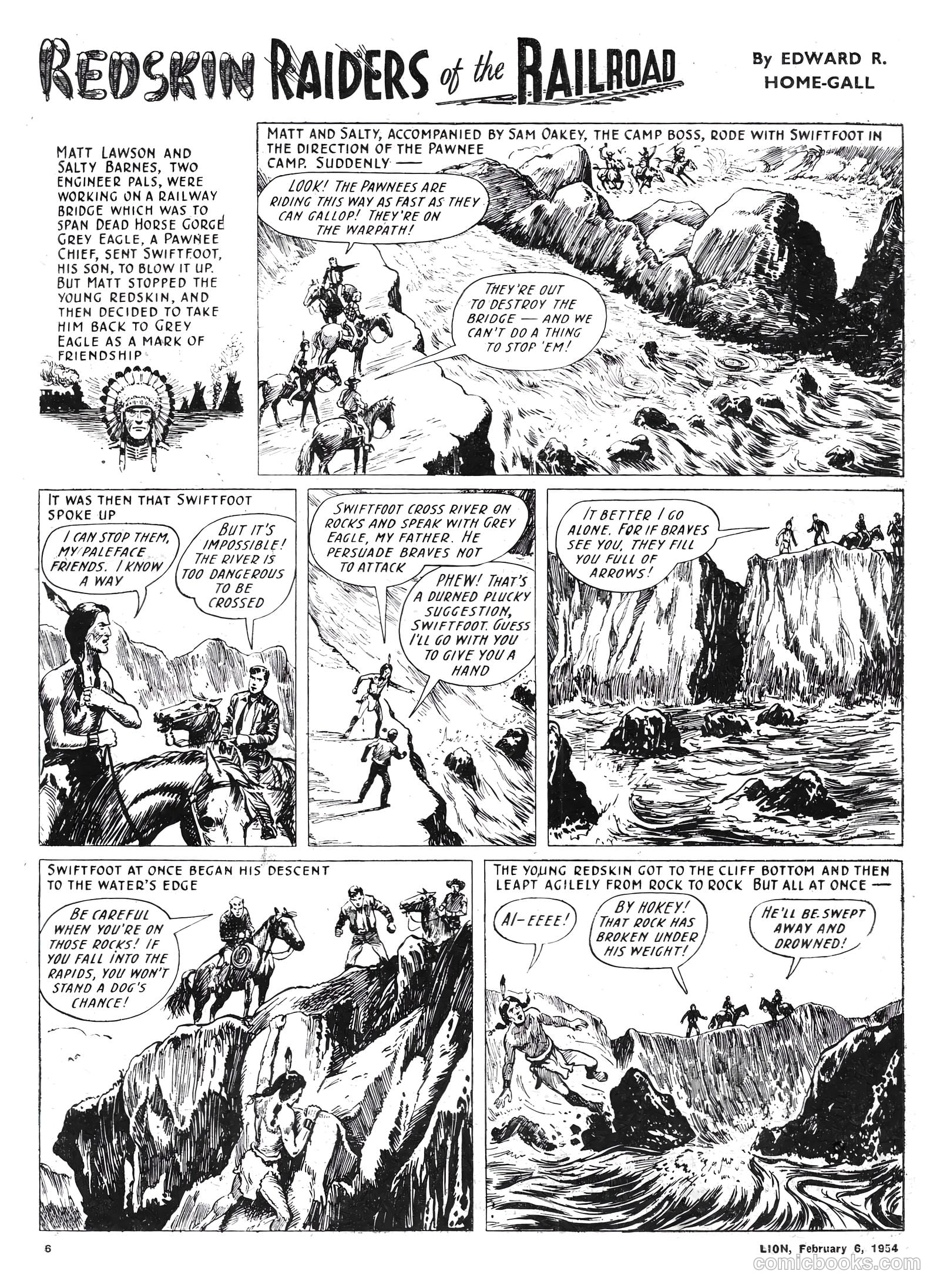 Lion #103 (1954) — page 6 of 20