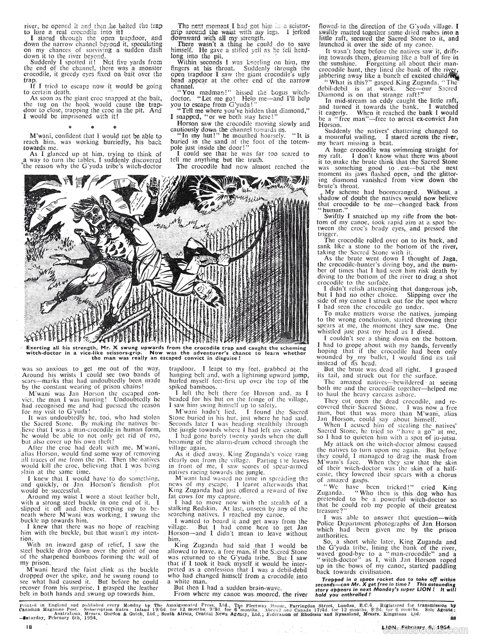 Lion #103 (1954) — page 18 of 20