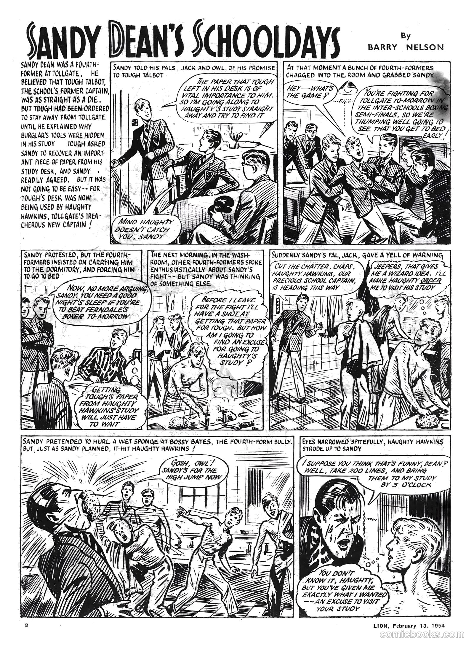 Lion #104 (1954) — page 2 of 24