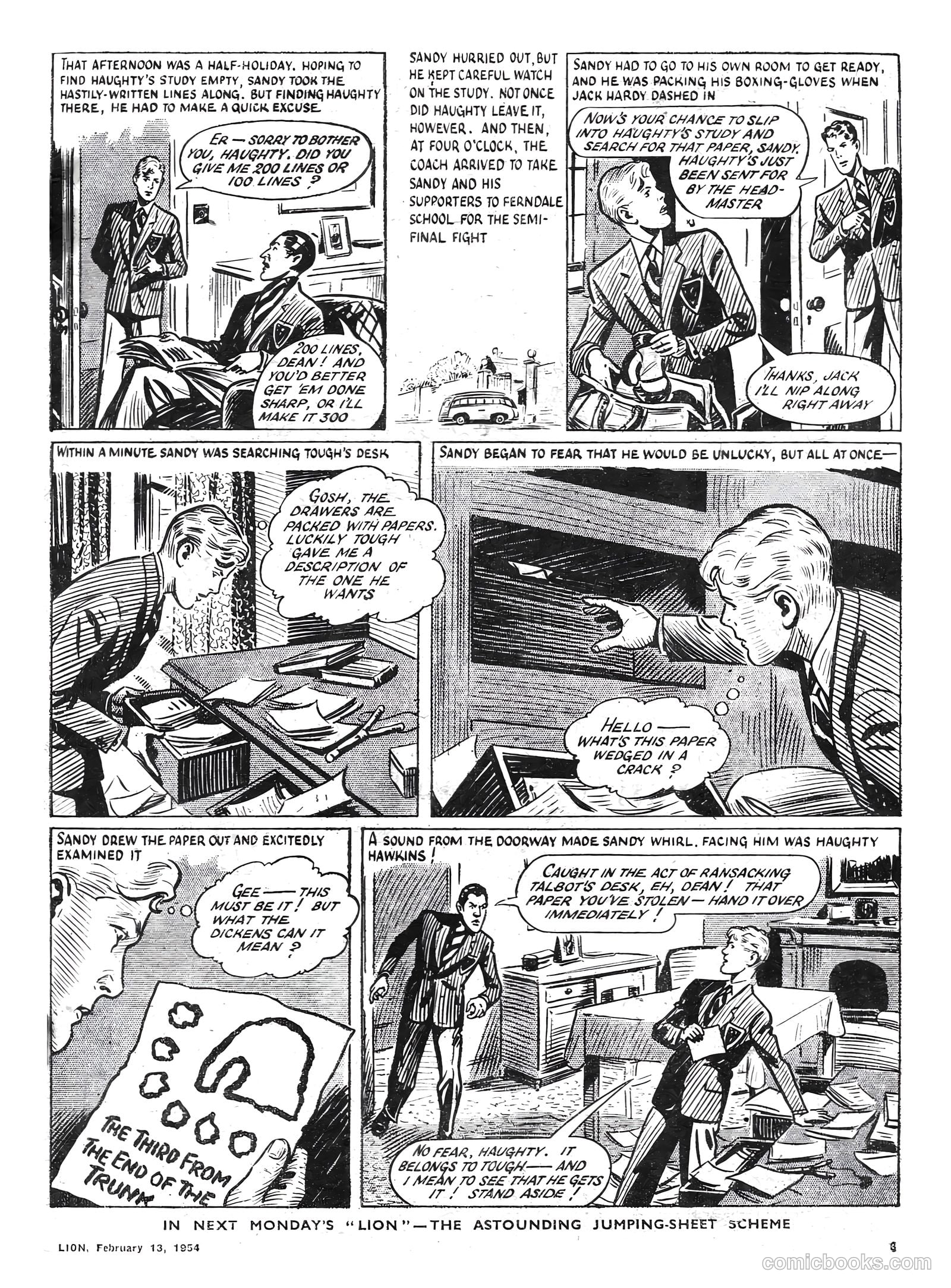 Lion #104 (1954) — page 3 of 24