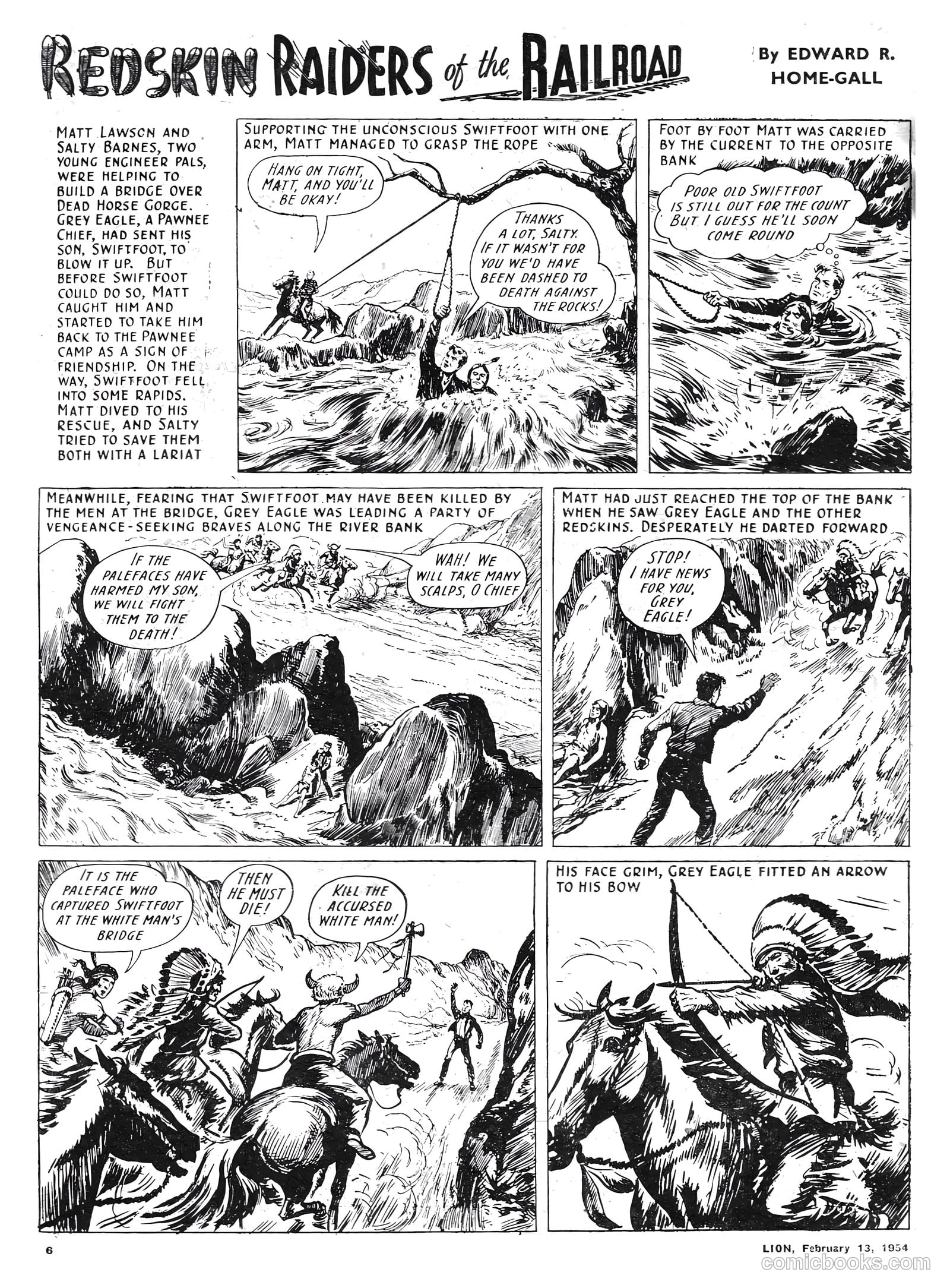 Lion #104 (1954) — page 6 of 24