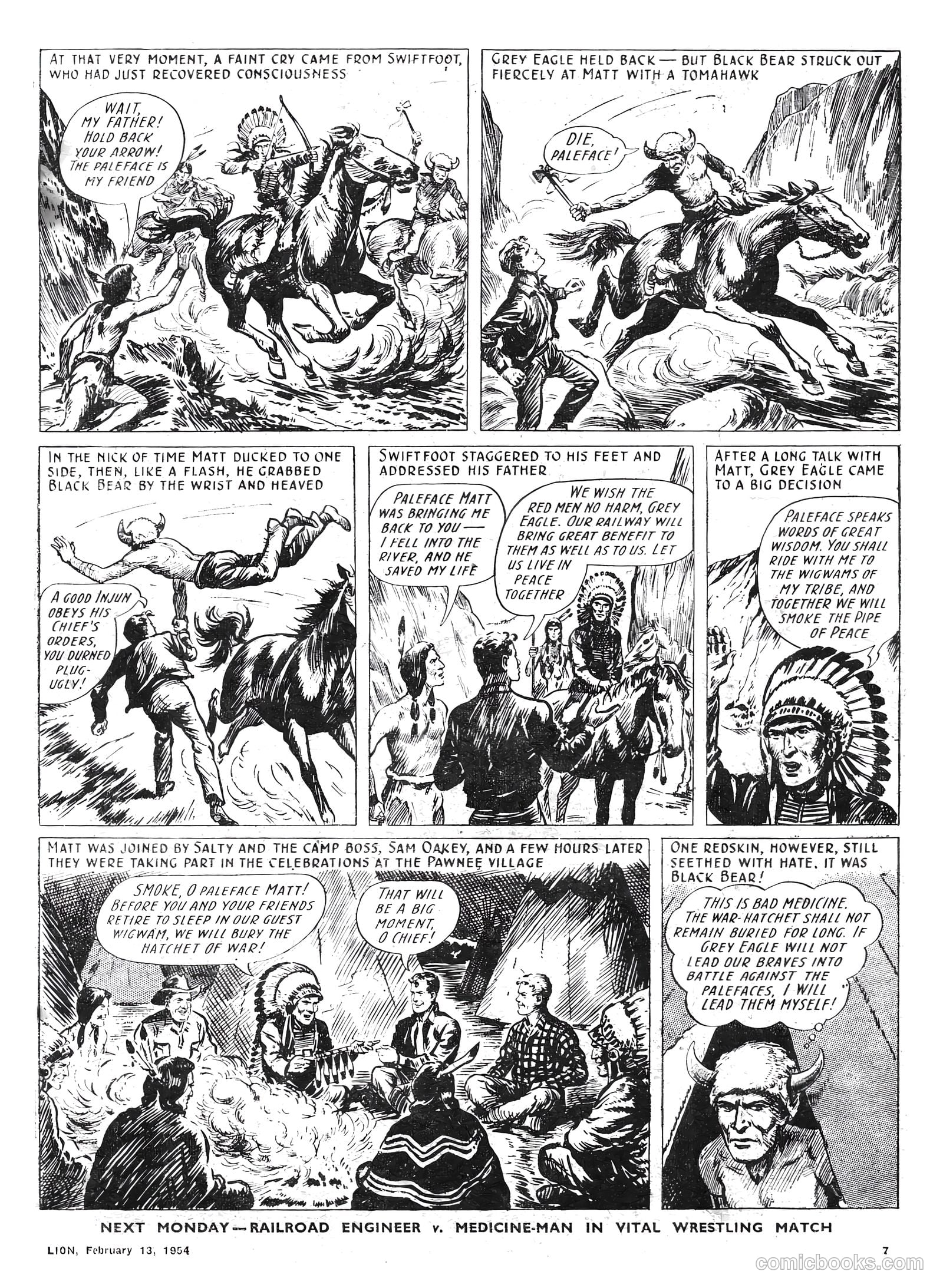 Lion #104 (1954) — page 7 of 24