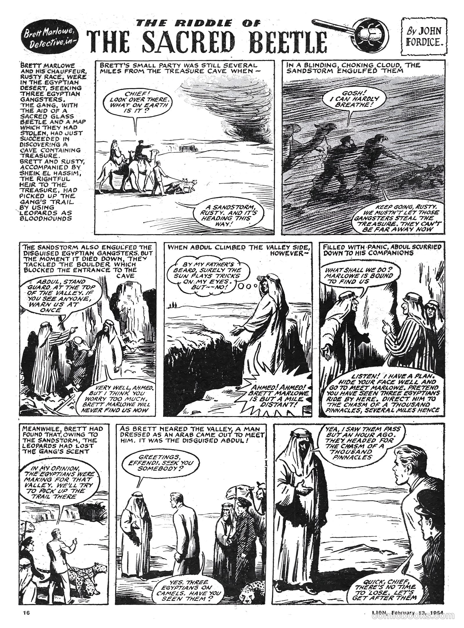 Lion #104 (1954) — page 16 of 24
