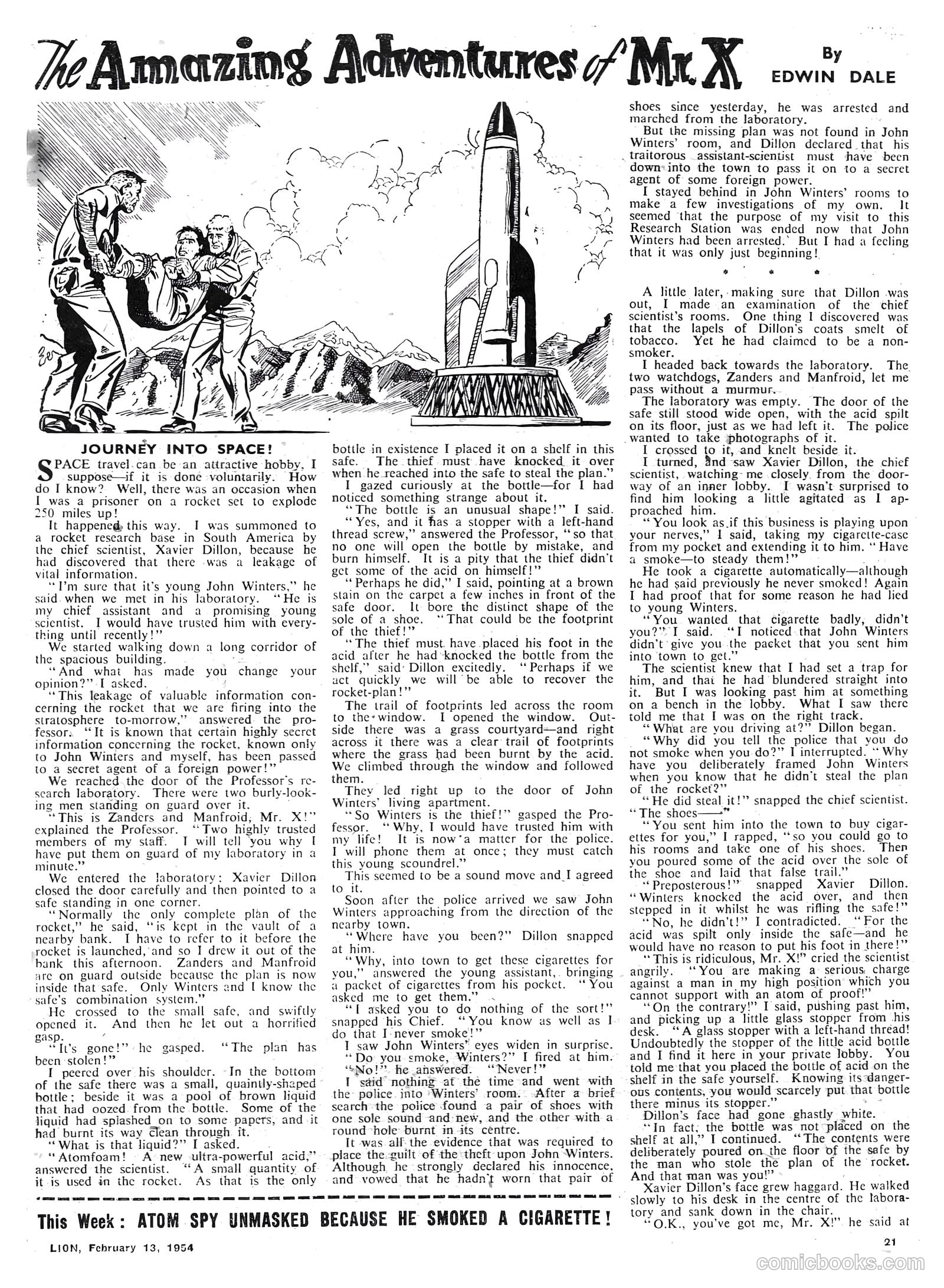 Lion #104 (1954) — page 21 of 24
