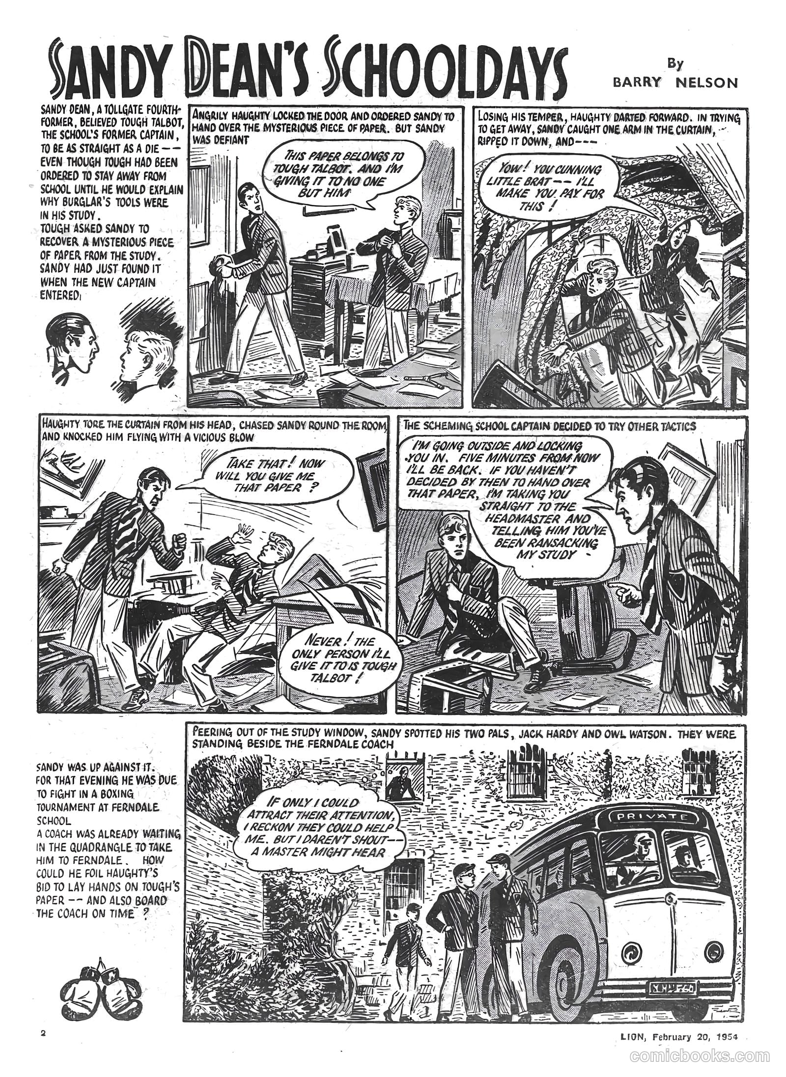 Lion #105 (1954) — page 2 of 20
