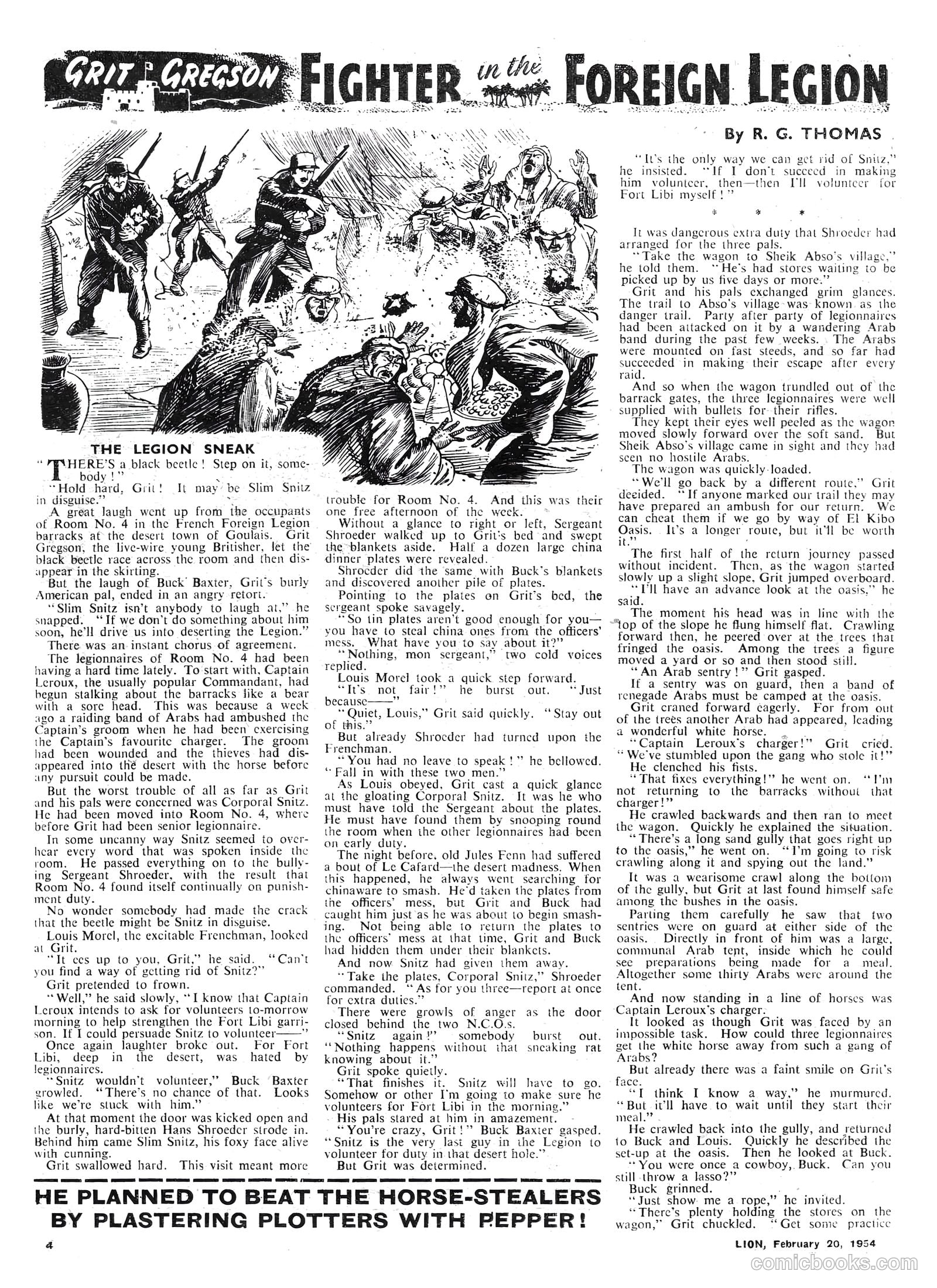 Lion #105 (1954) — page 4 of 20