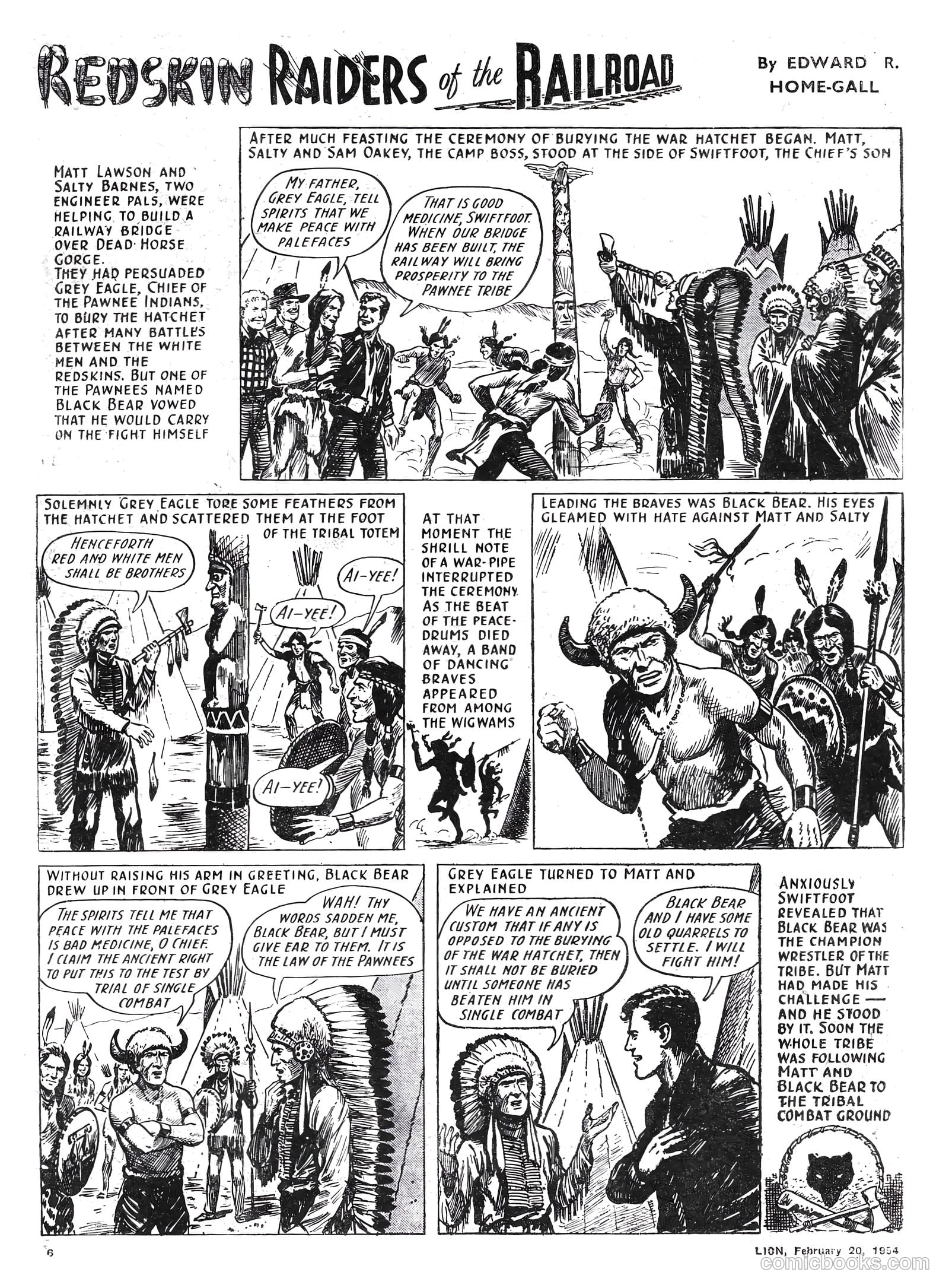 Lion #105 (1954) — page 6 of 20