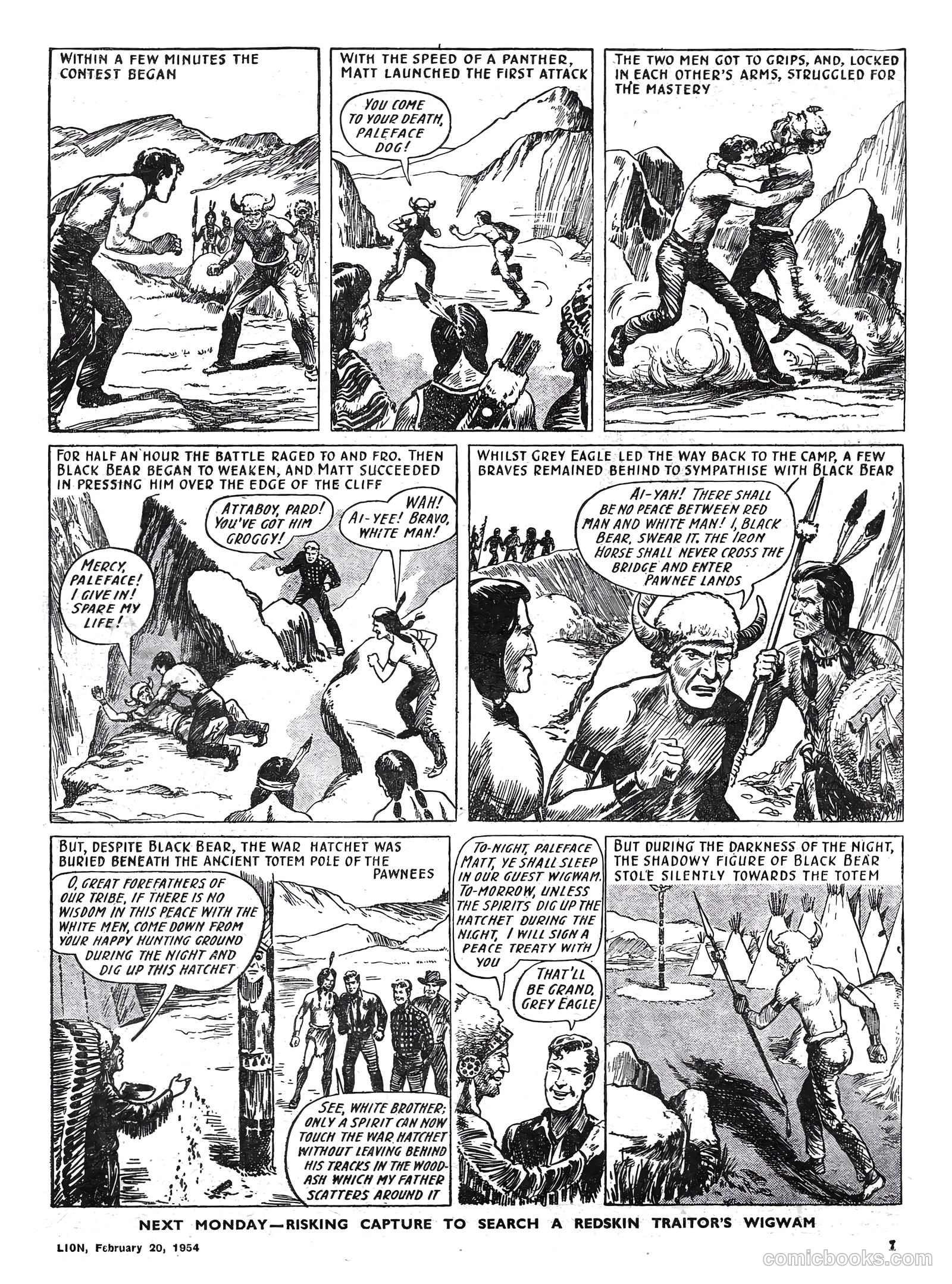 Lion #105 (1954) — page 7 of 20