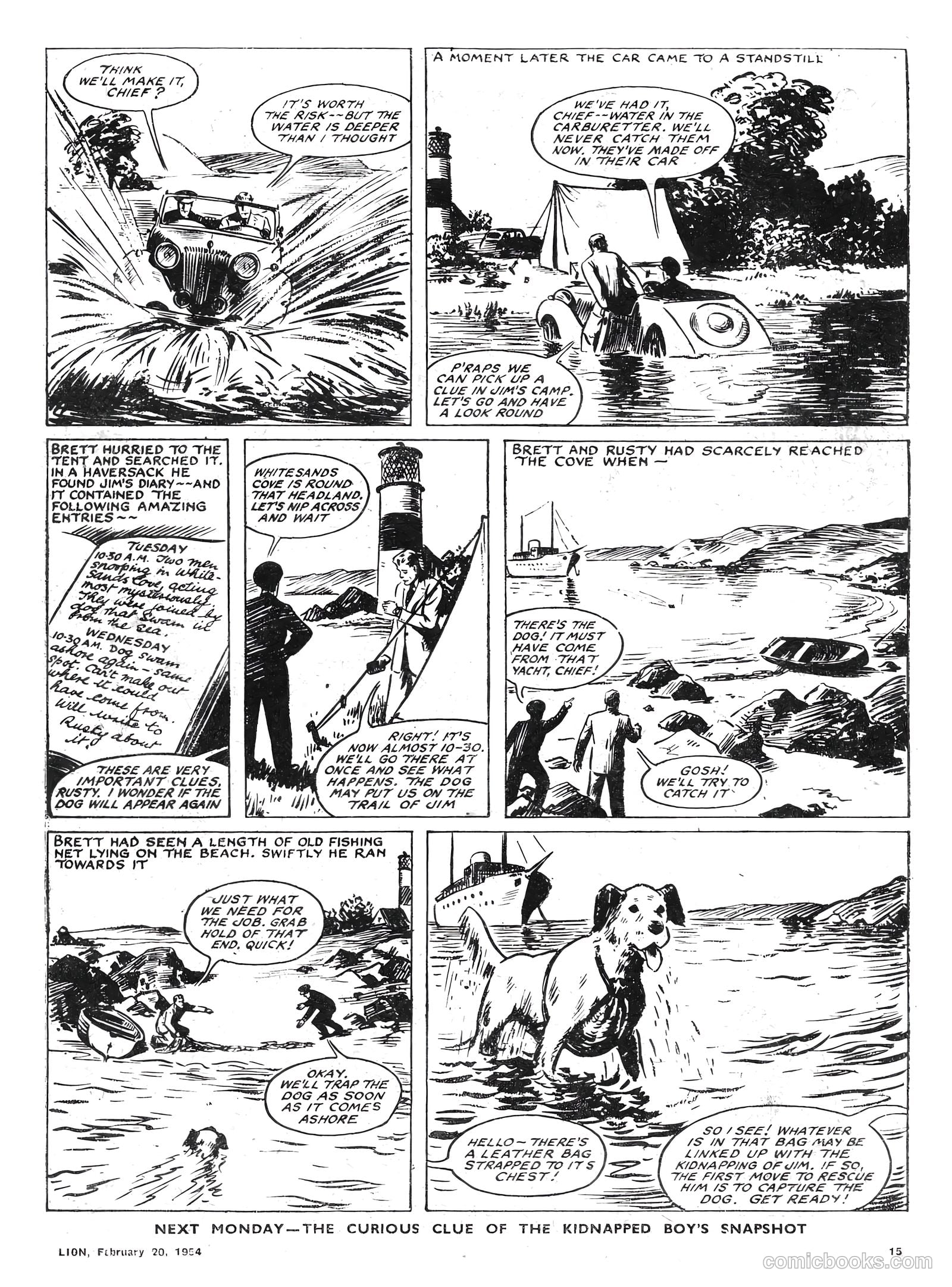 Lion #105 (1954) — page 15 of 20