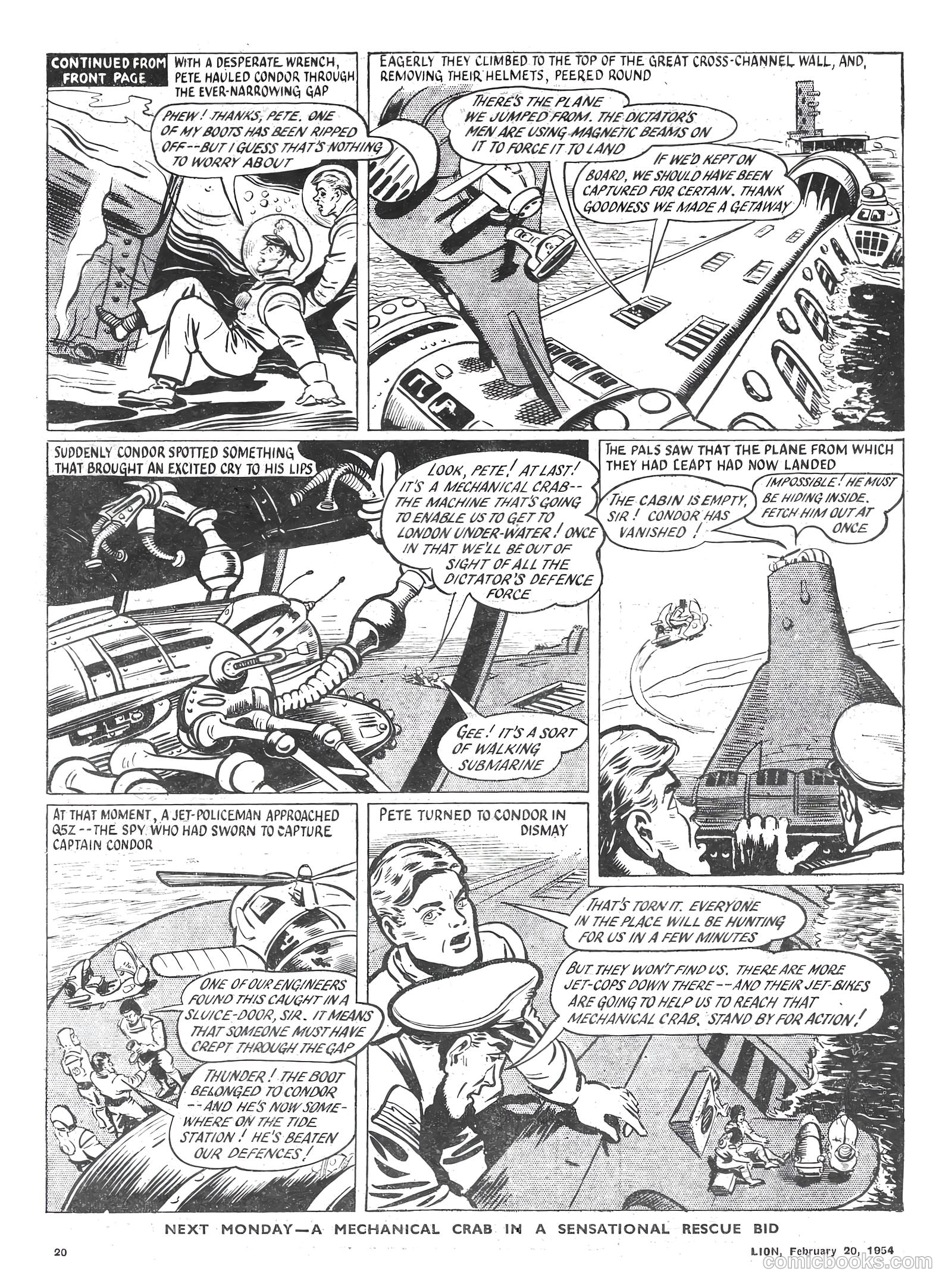 Lion #105 (1954) — page 20 of 20