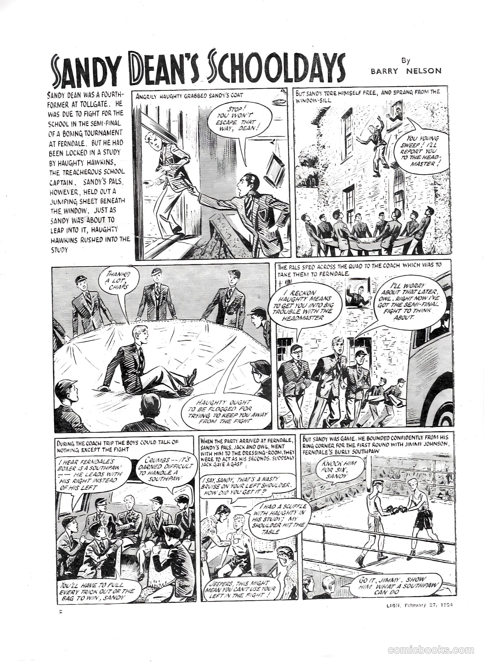 Lion #106 (1954) — page 2 of 20